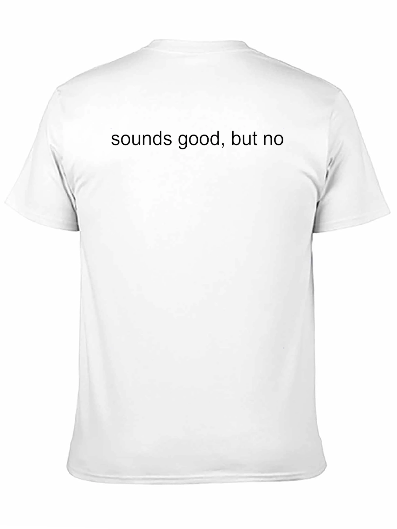 Sounds Good But No Graphic Tee - Black