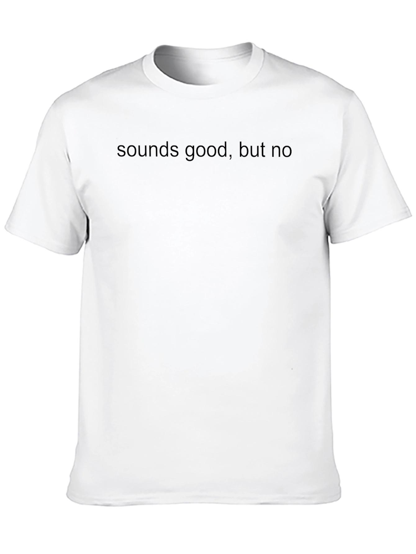 Sounds Good But No Graphic Tee - Black