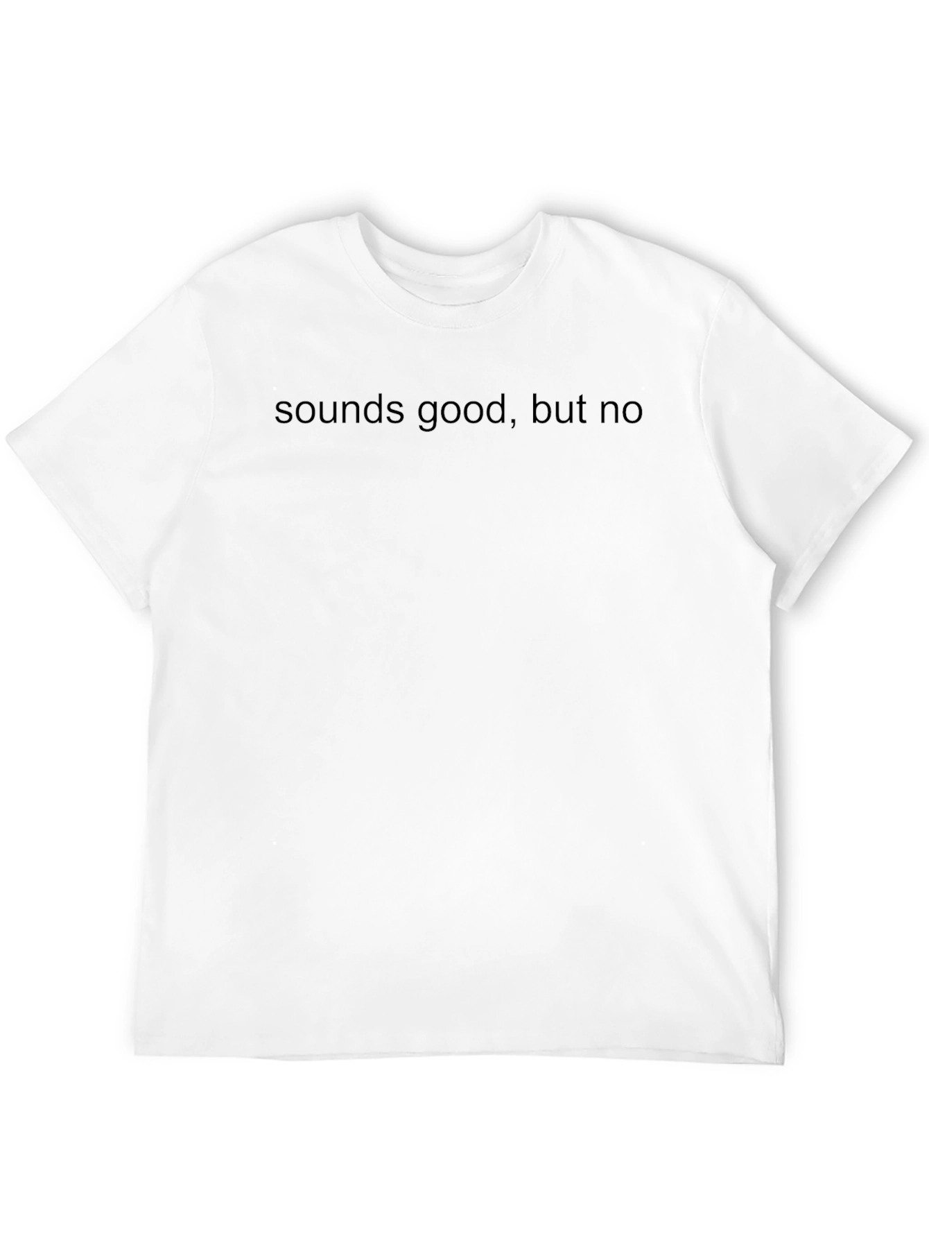 Sounds Good But No Graphic Tee - Black