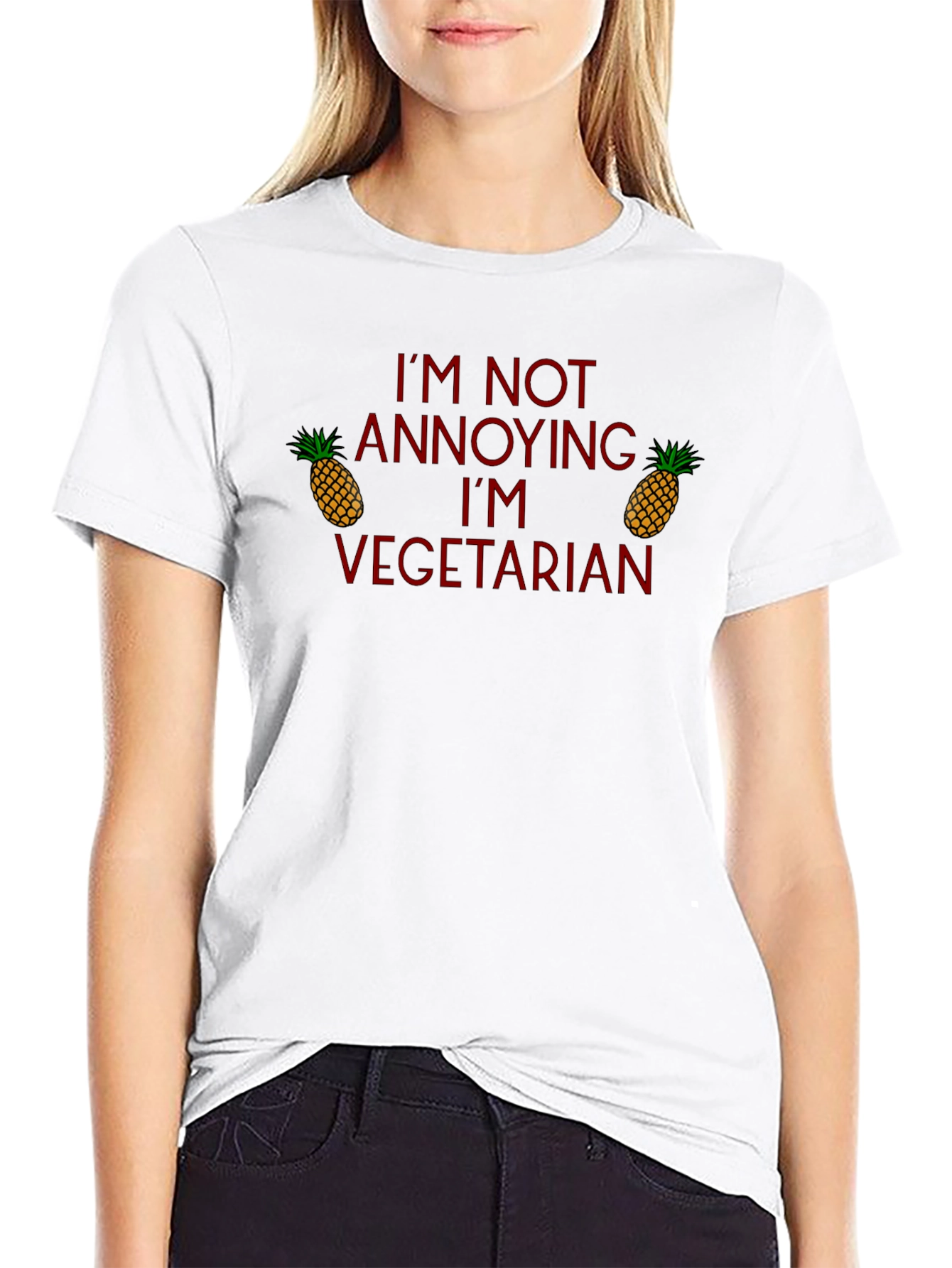 Im Not Annoying Im Vegetarian T-Shirt