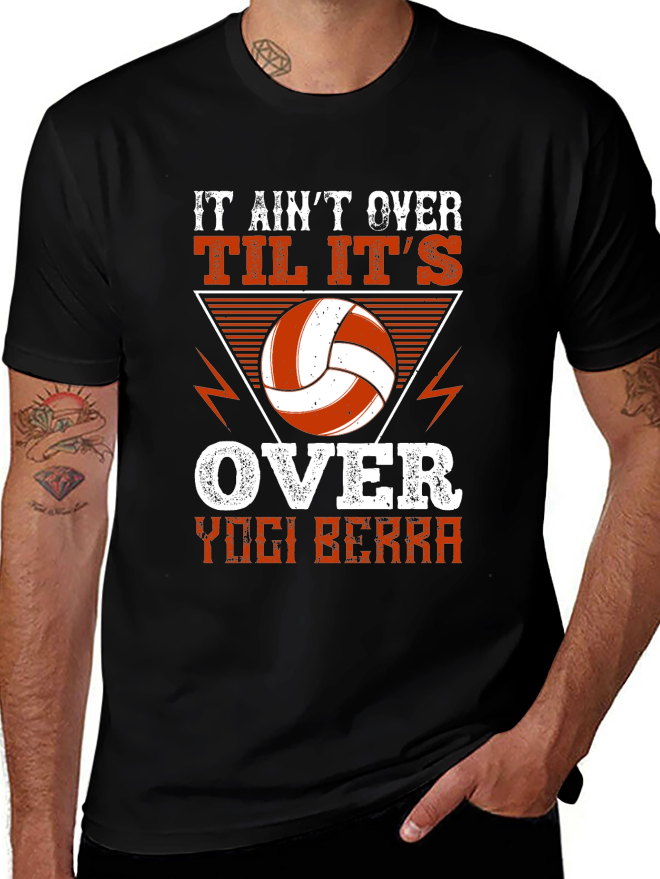 It Aint Over Til Its Over Volleyball T-Shirt