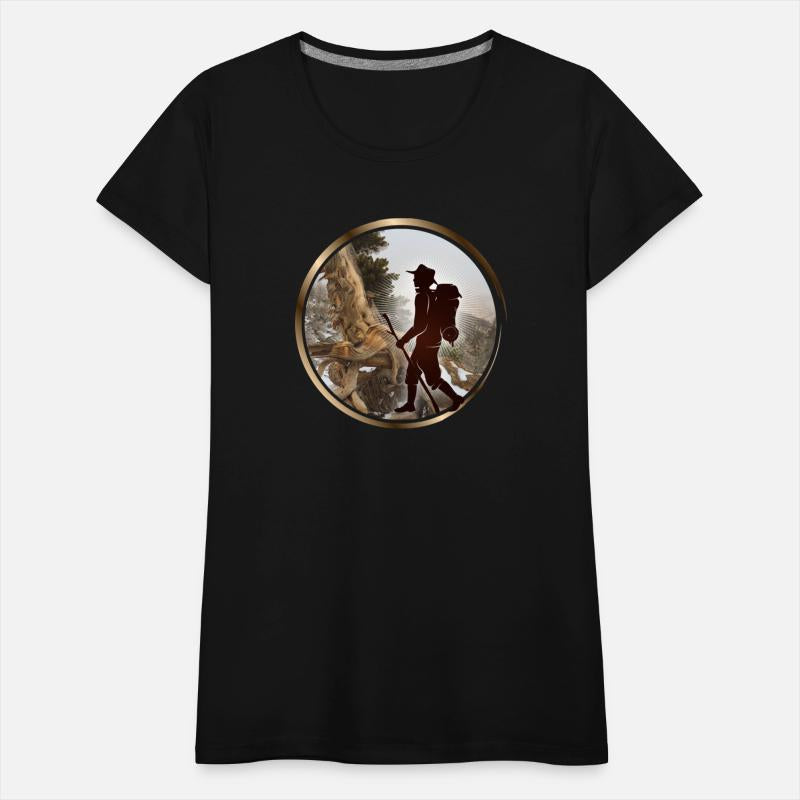 A hiker on a long-distance trail