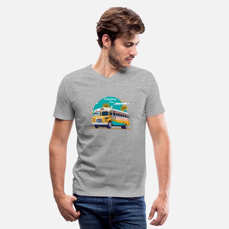 A vibrant School bus t t-shirt design