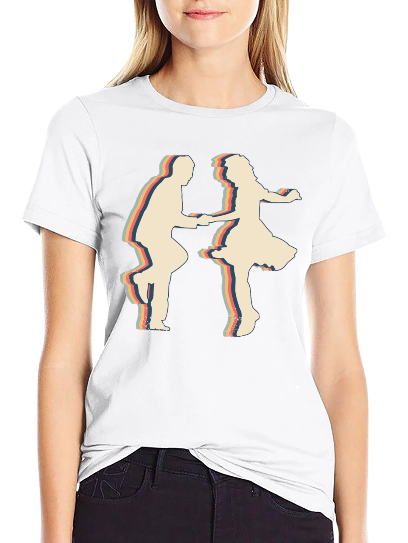 Retro Dance Silhouette T-Shirt