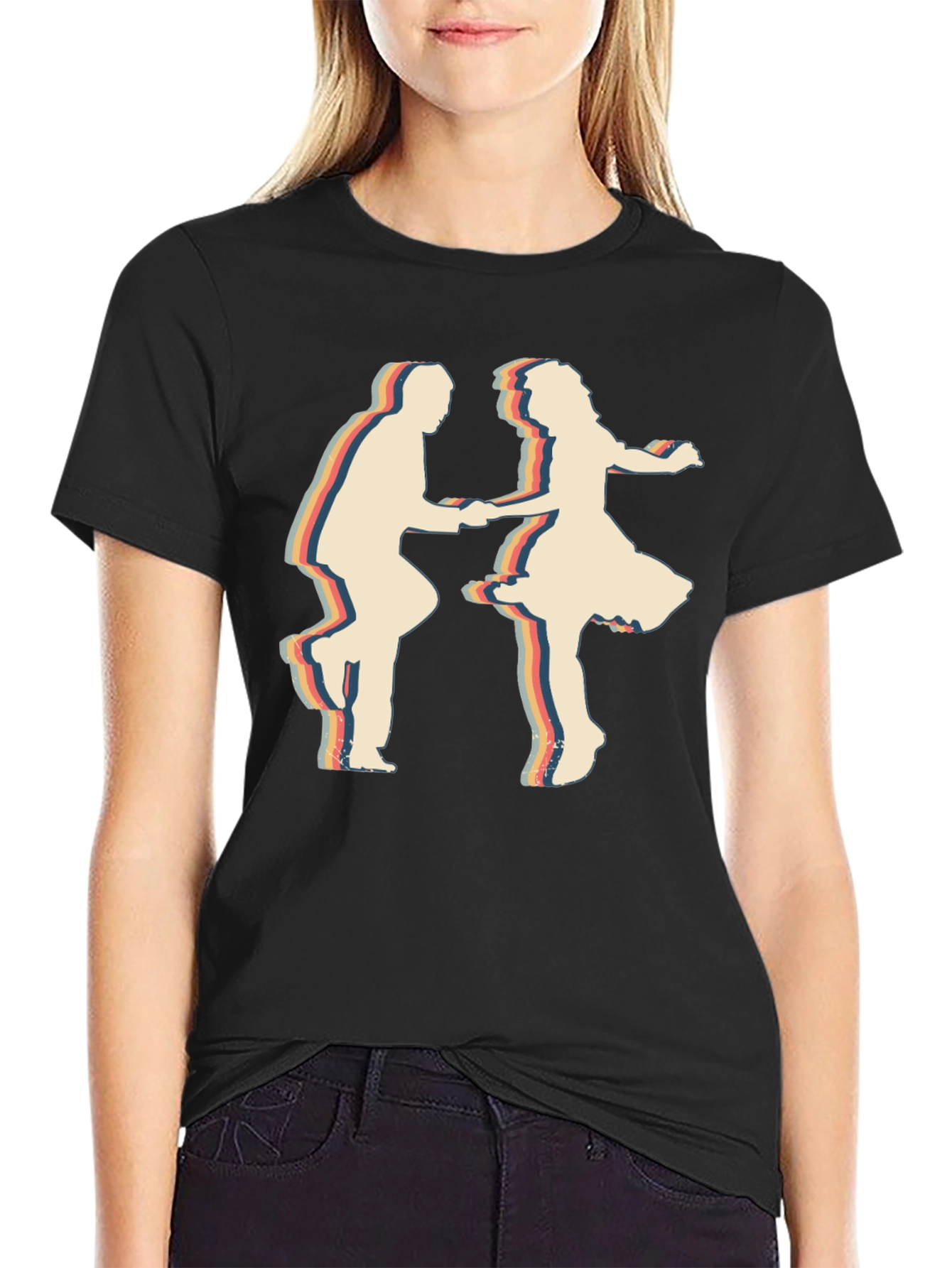 Retro Dance Silhouette T-Shirt
