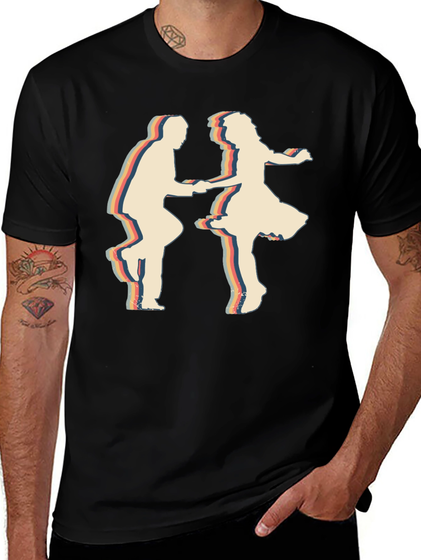 Retro Dance Silhouette T-Shirt