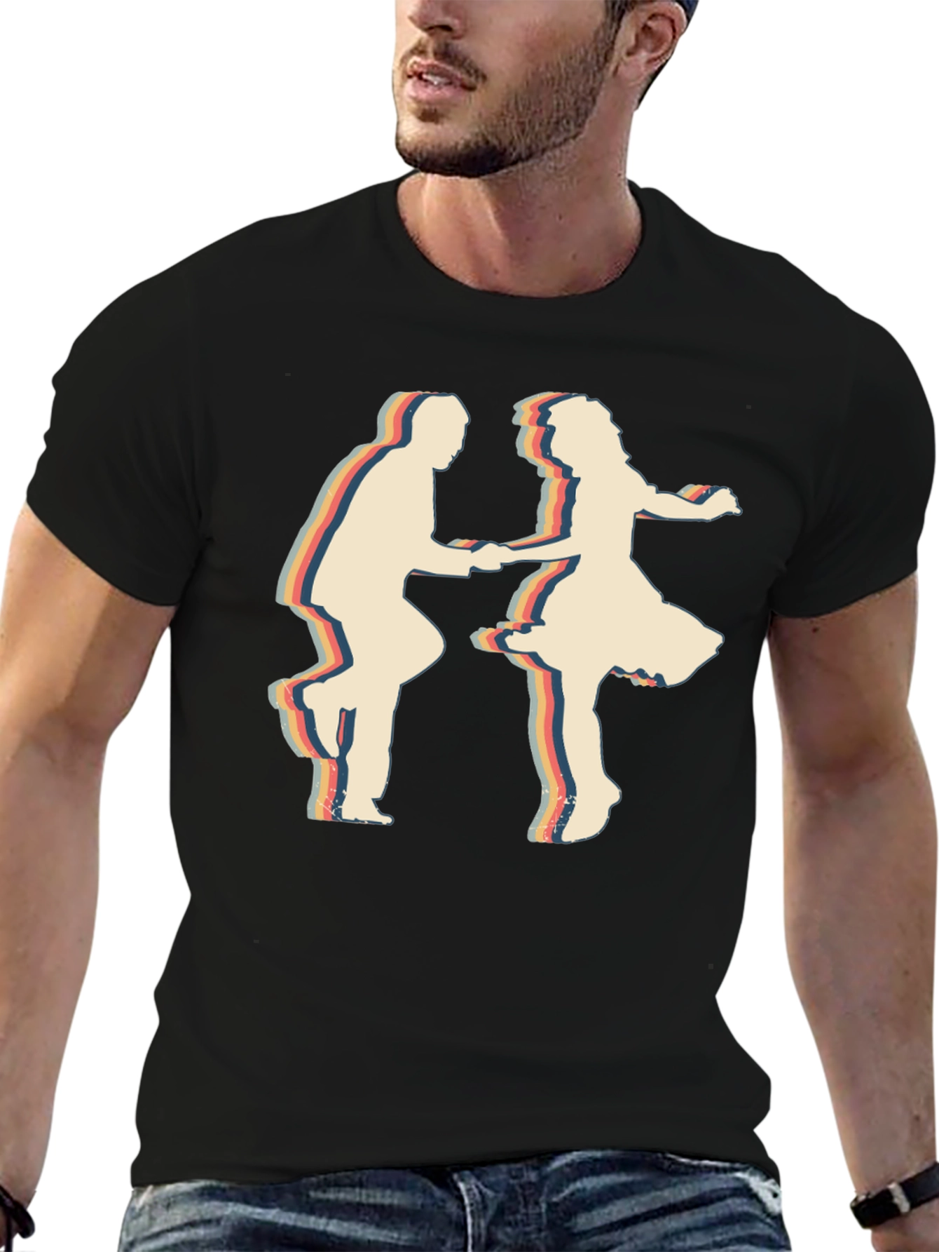 Retro Dance Silhouette T-Shirt