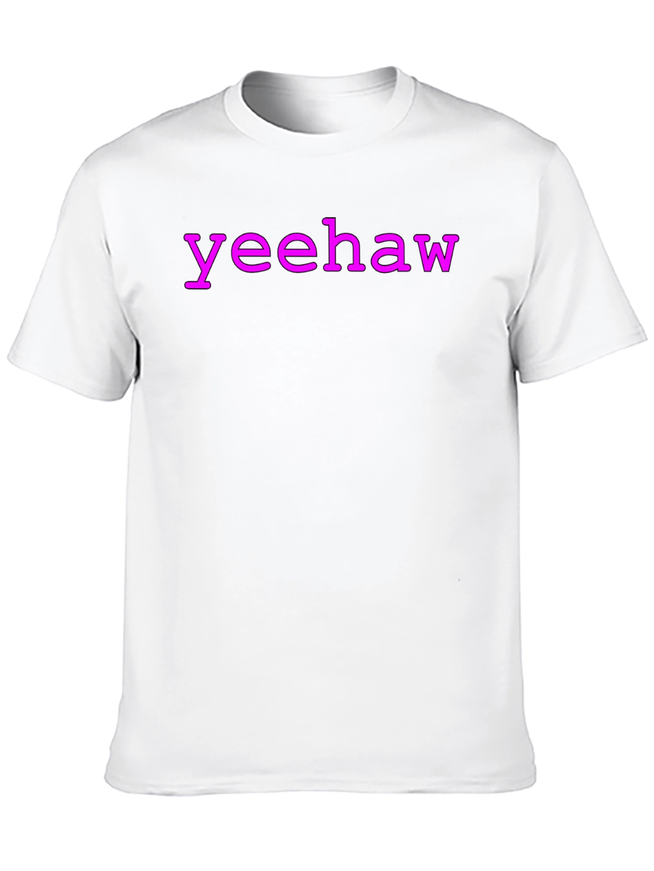 Yeehaw Tee - Casual Black T-Shirt