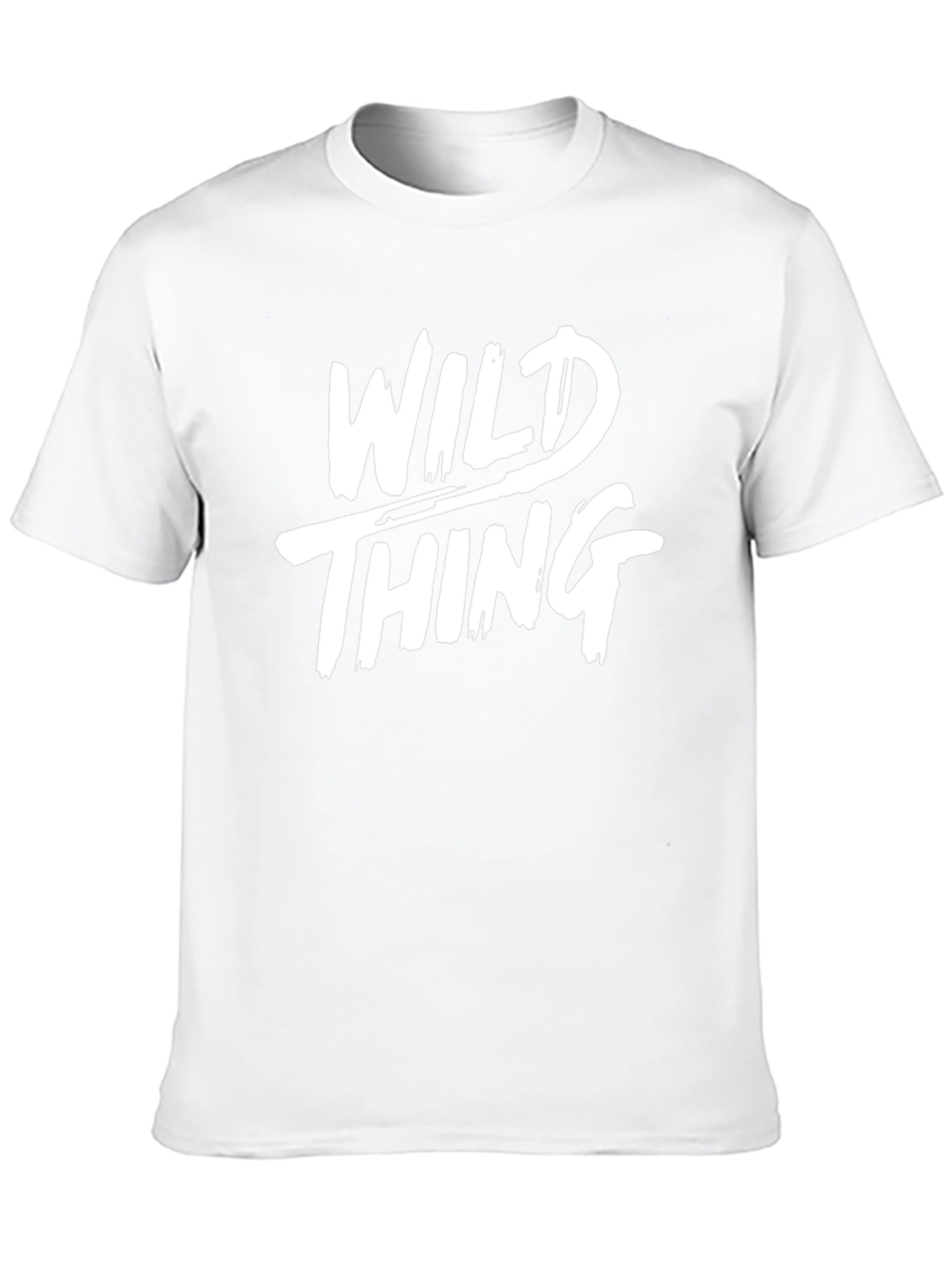 Wild Thing Graphic Print Black T-Shirt