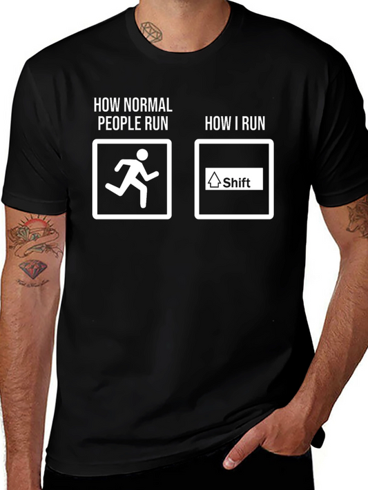 How I Run Programmer T-Shirt
