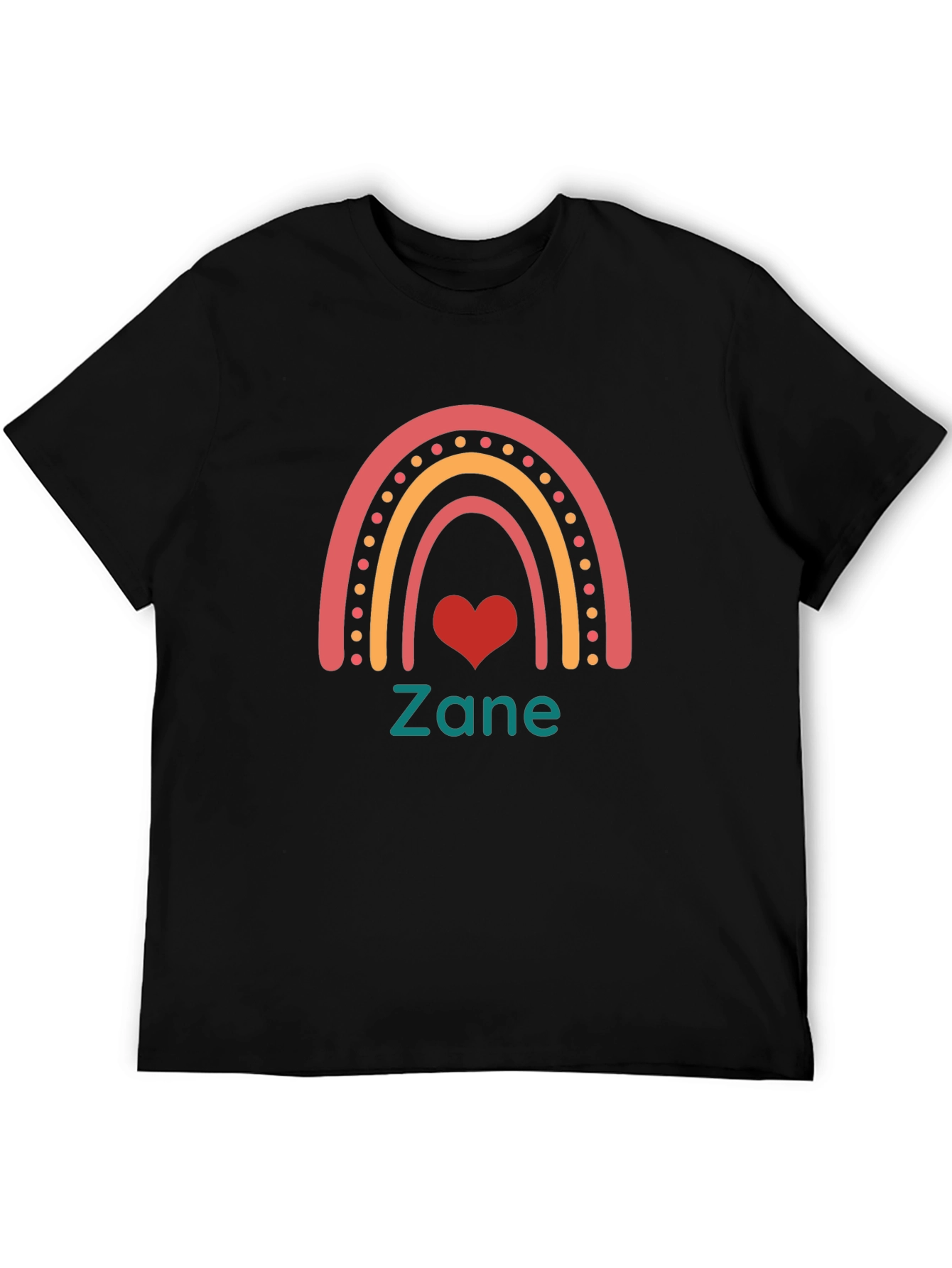 Zane Rainbow Heart T-Shirt