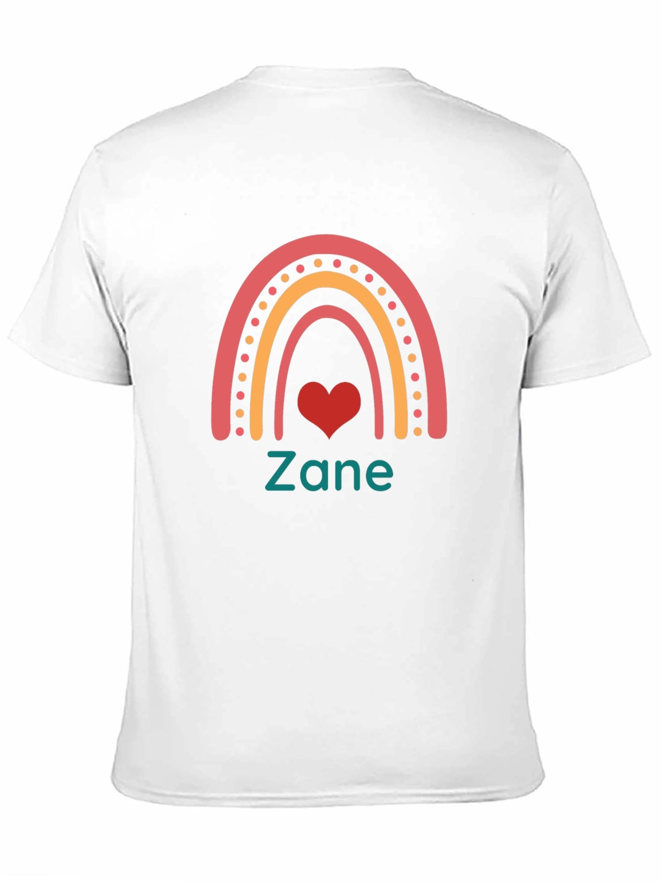 Zane Rainbow Heart T-Shirt