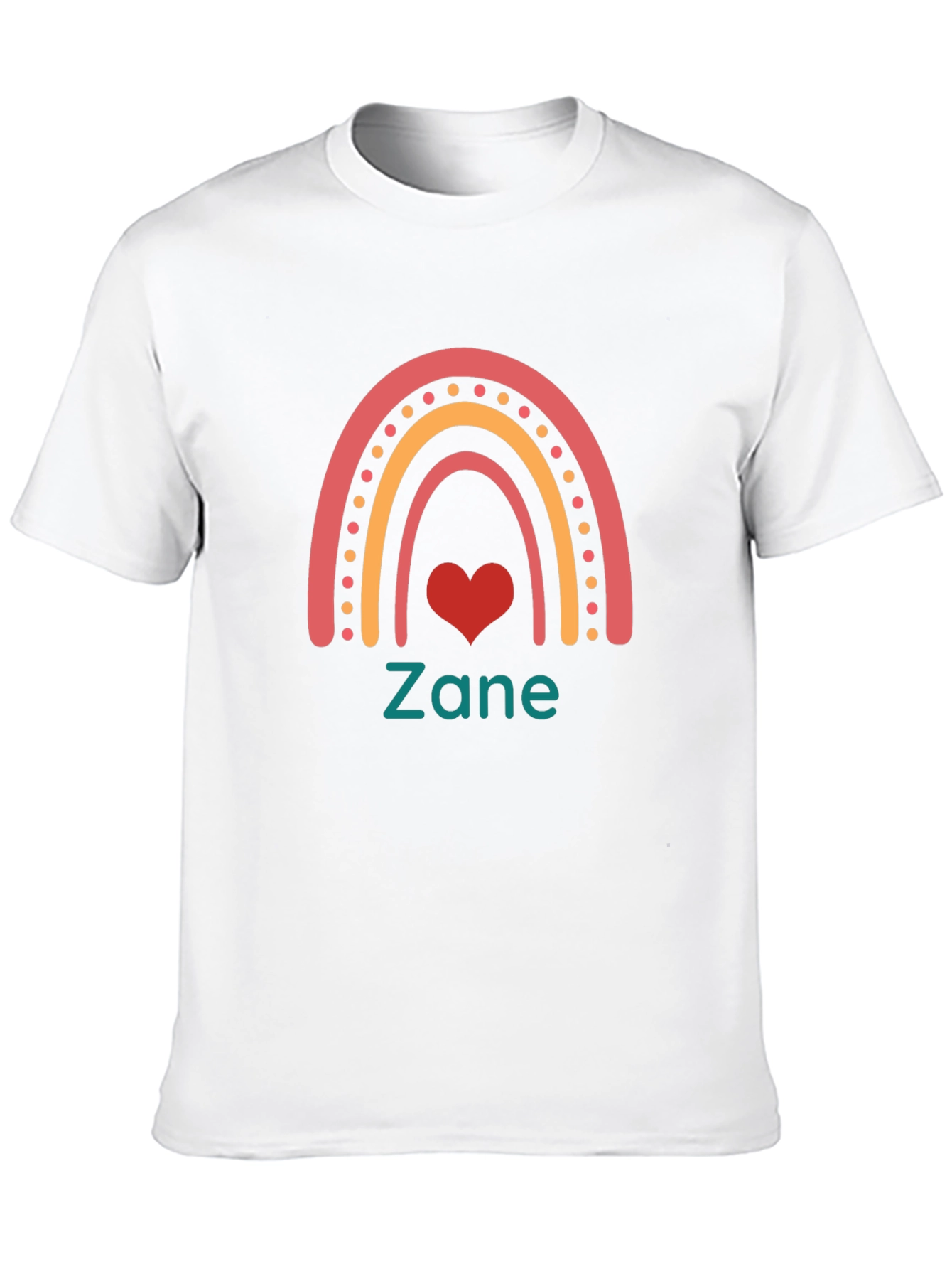 Zane Rainbow Heart T-Shirt
