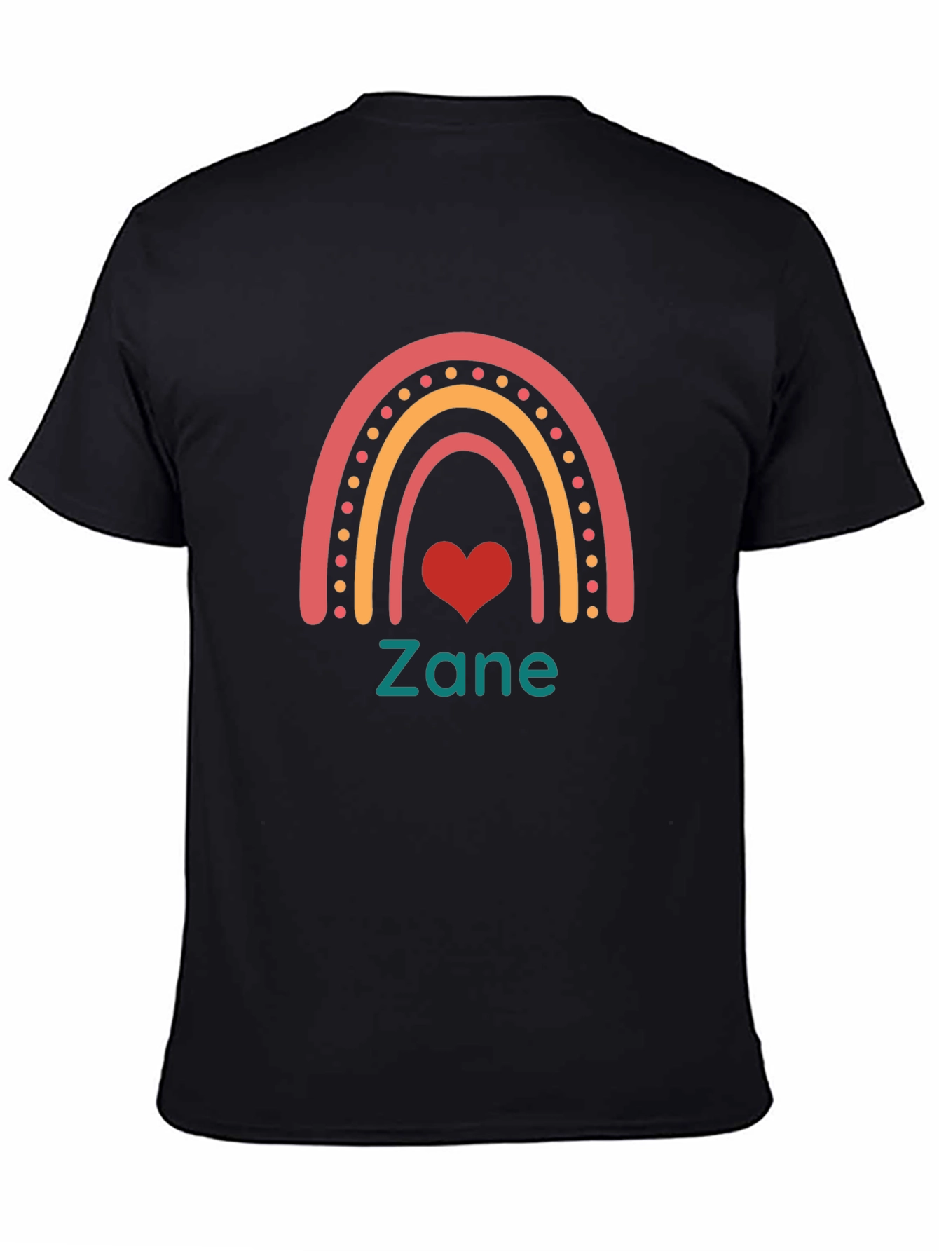 Zane Rainbow Heart T-Shirt