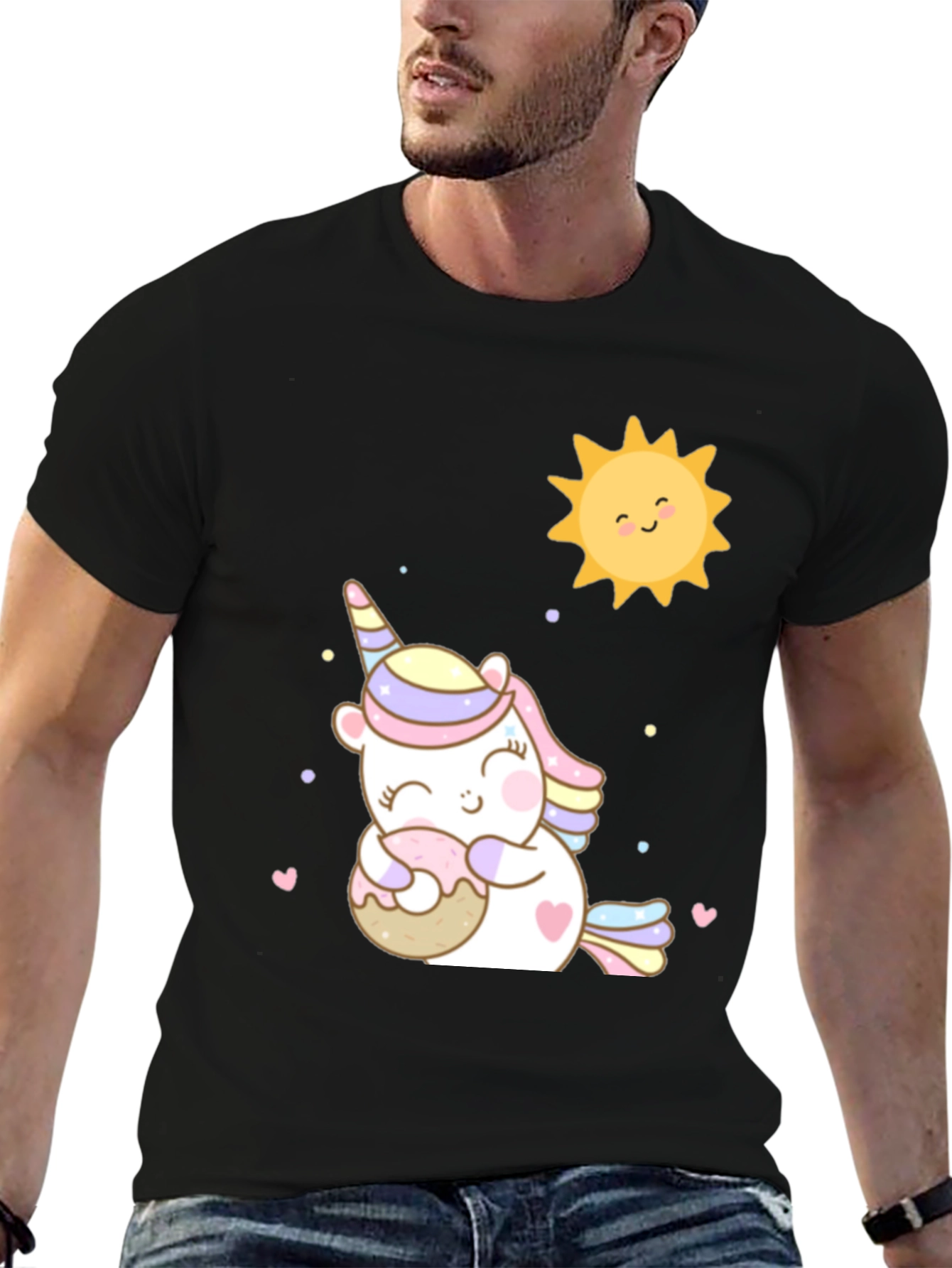 Unicorn & Donut Graphic Tee