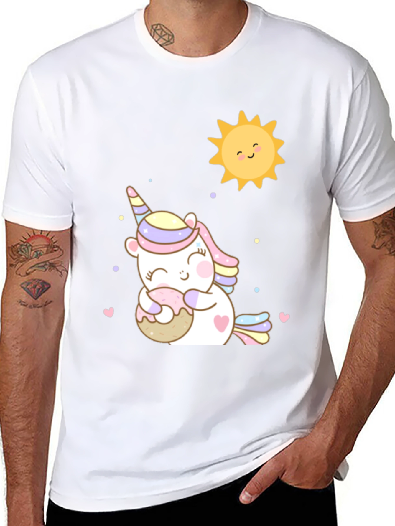 Unicorn & Donut Graphic Tee