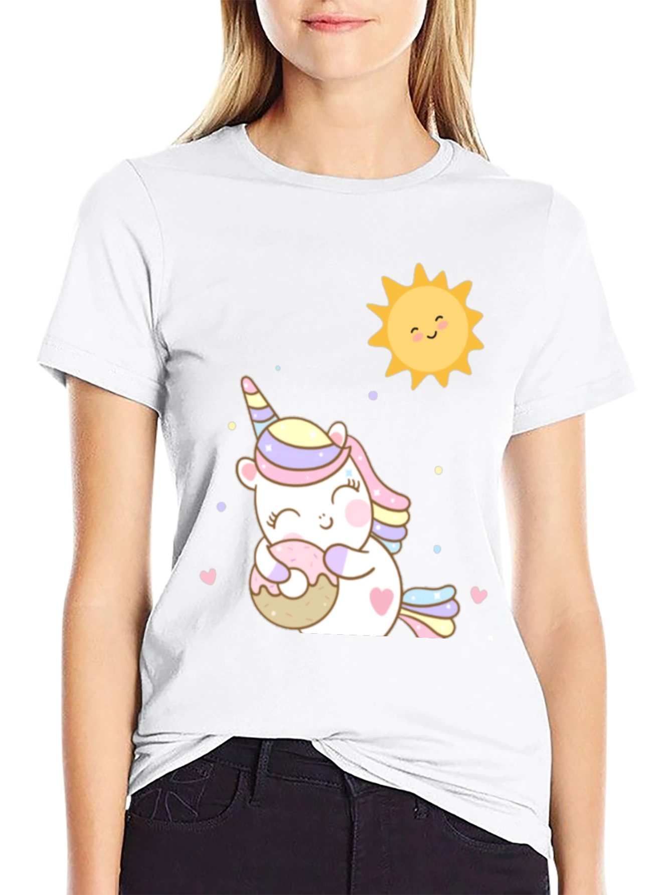 Unicorn & Donut Graphic Tee