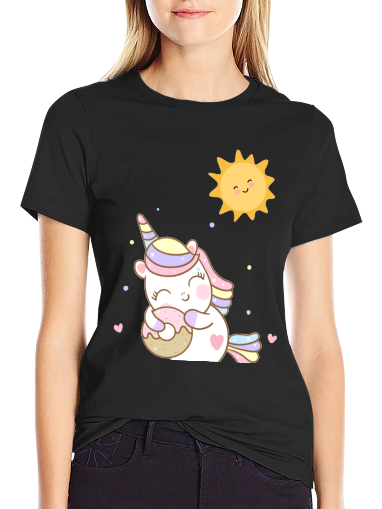 Unicorn & Donut Graphic Tee