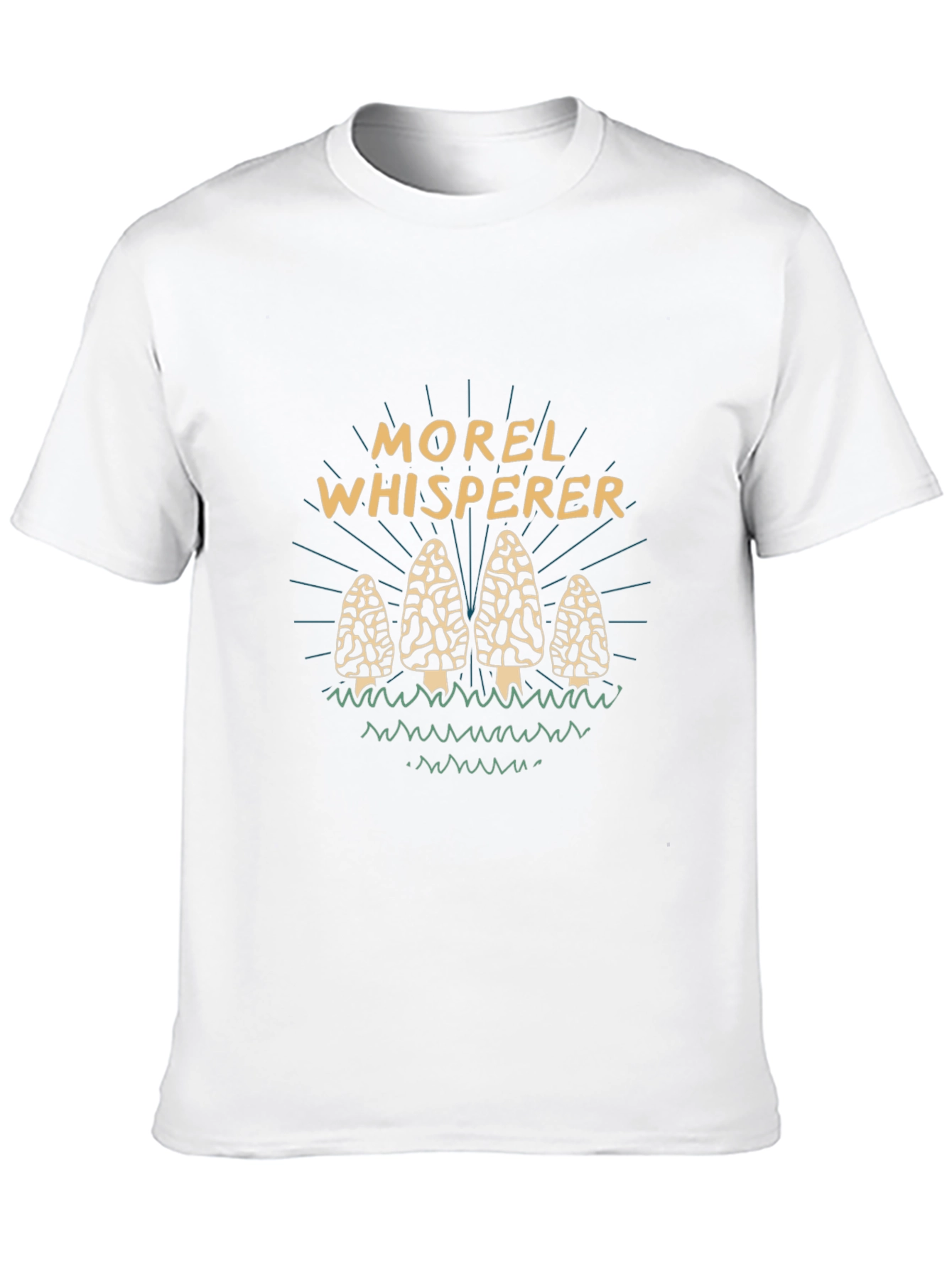 Morel Whisperer Graphic Tee - Black