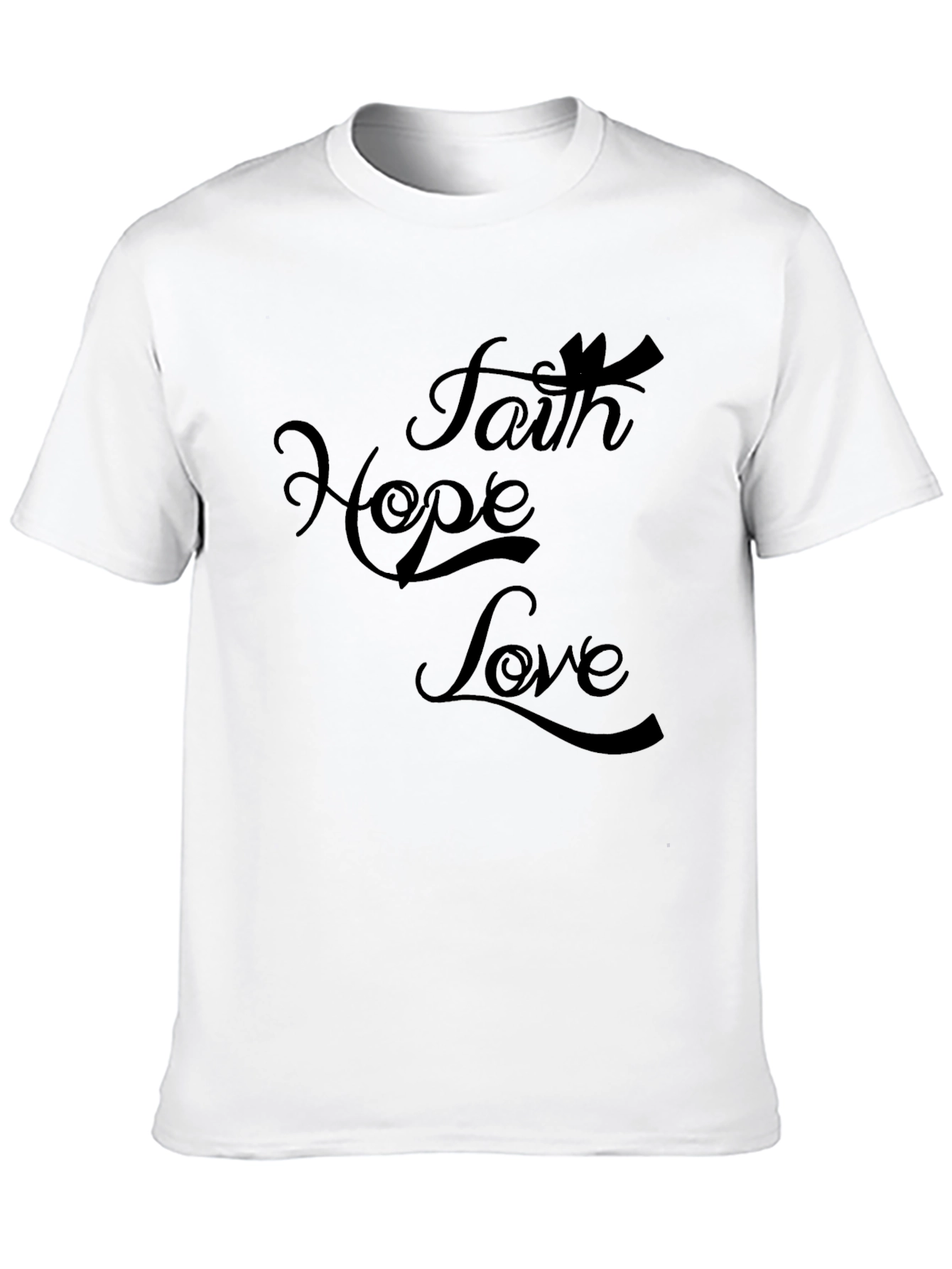 Faith Hope Love Graphic T-Shirt