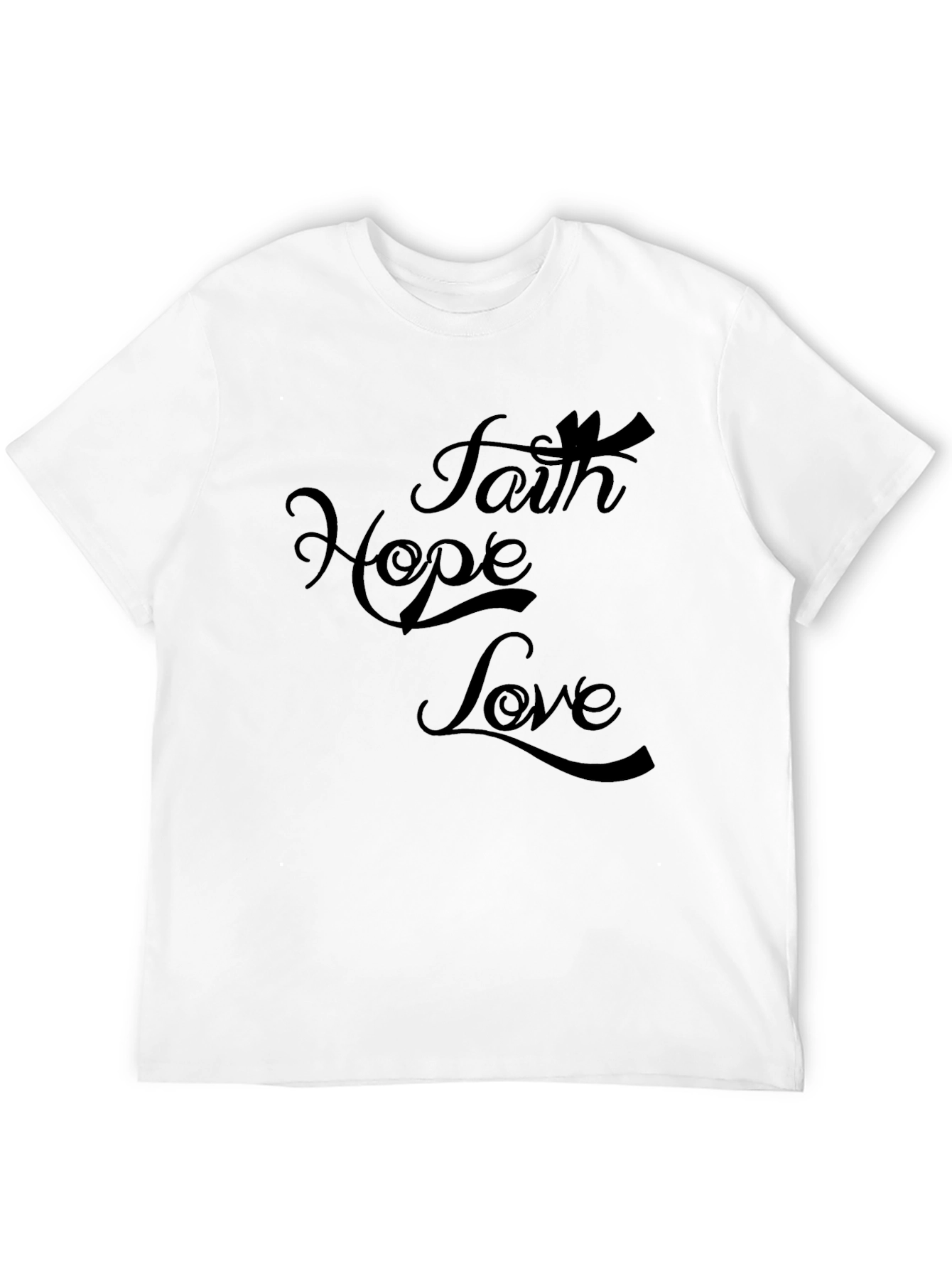 Faith Hope Love Graphic T-Shirt