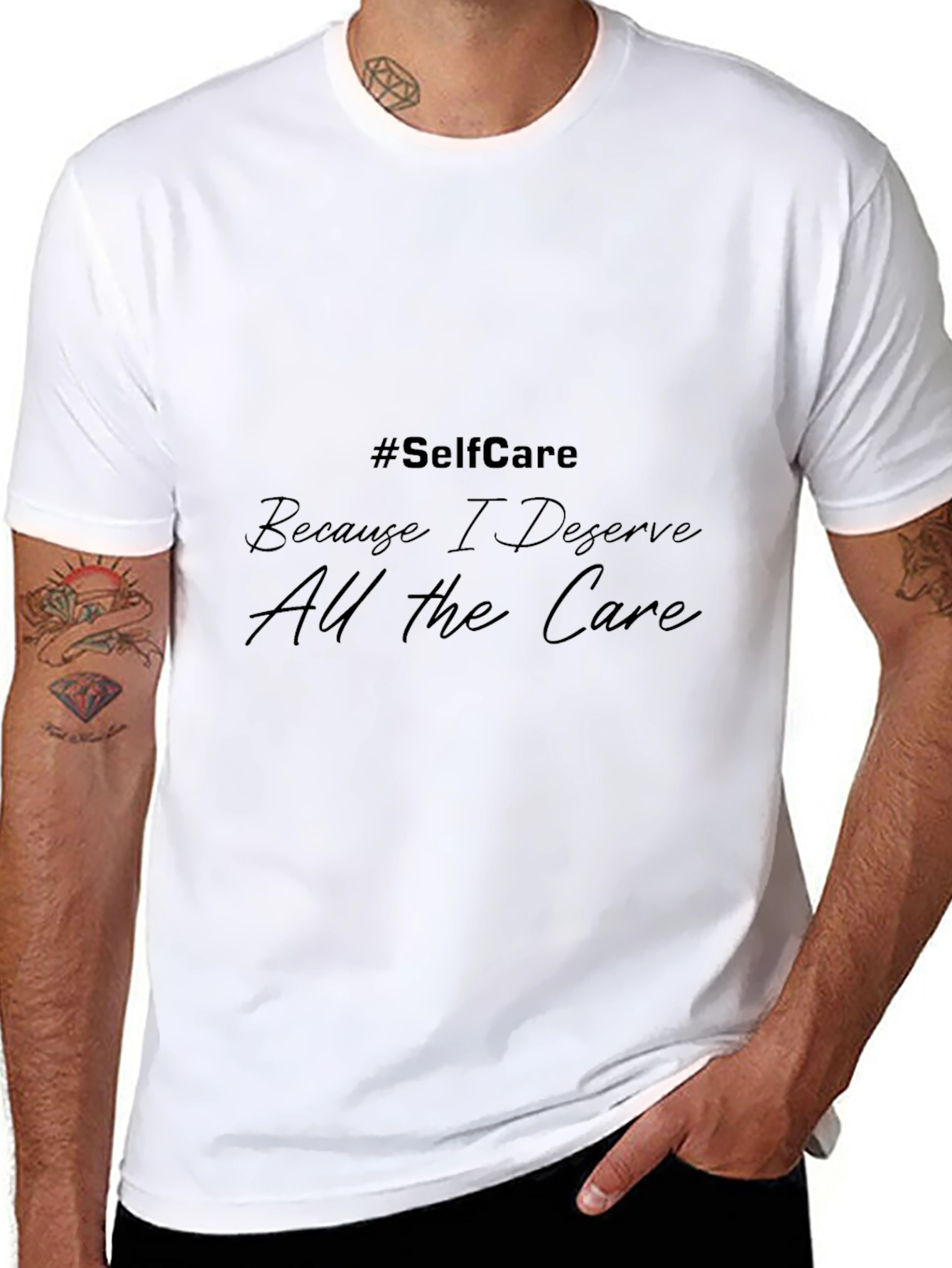Self-Care T-Shirt - Because I Deserve All the Care