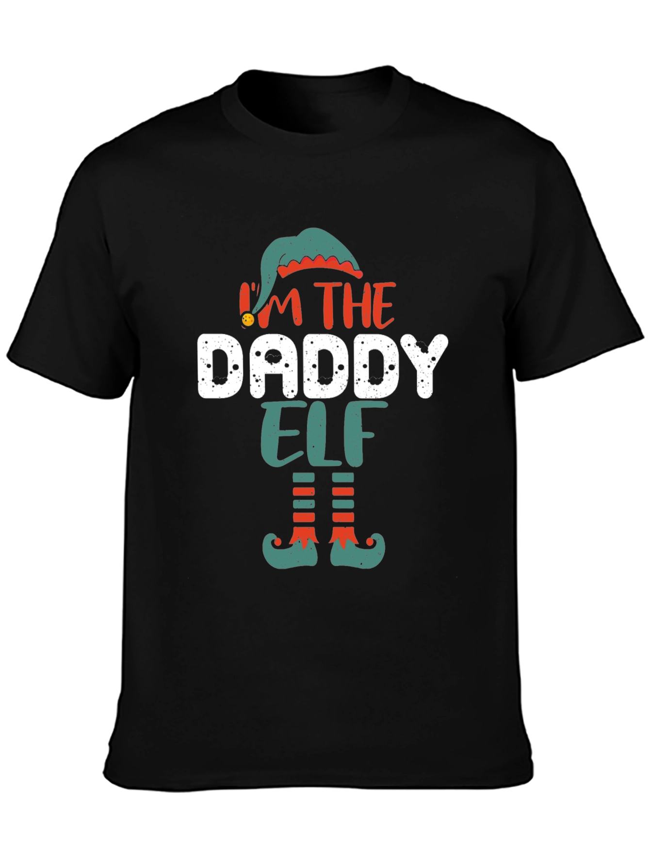 Daddy Elf Christmas Holiday T-Shirt