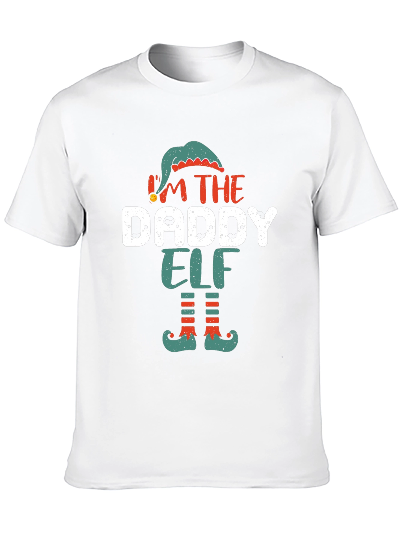 Daddy Elf Christmas Holiday T-Shirt