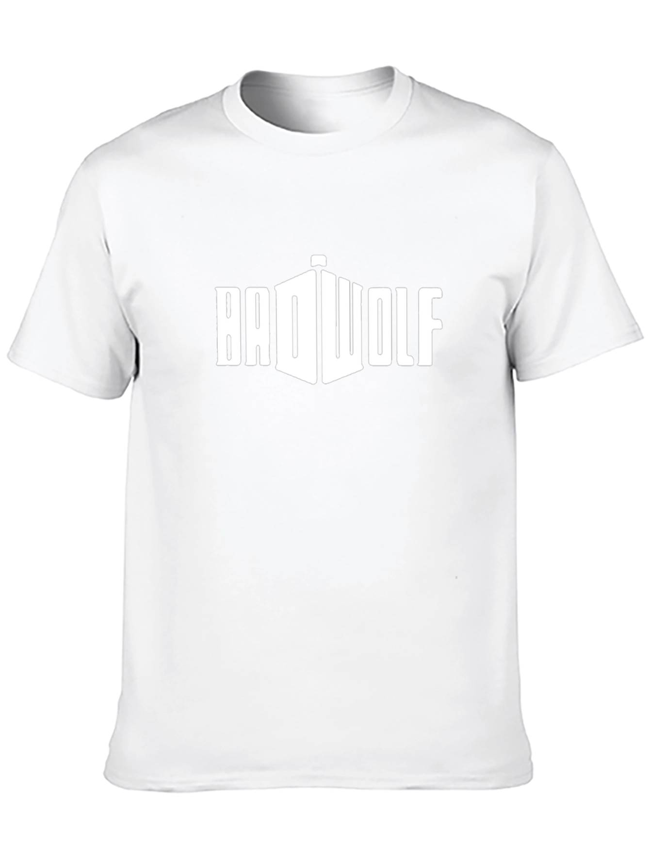 BAD WOLF Graphic Tee - Black Cotton T-Shirt