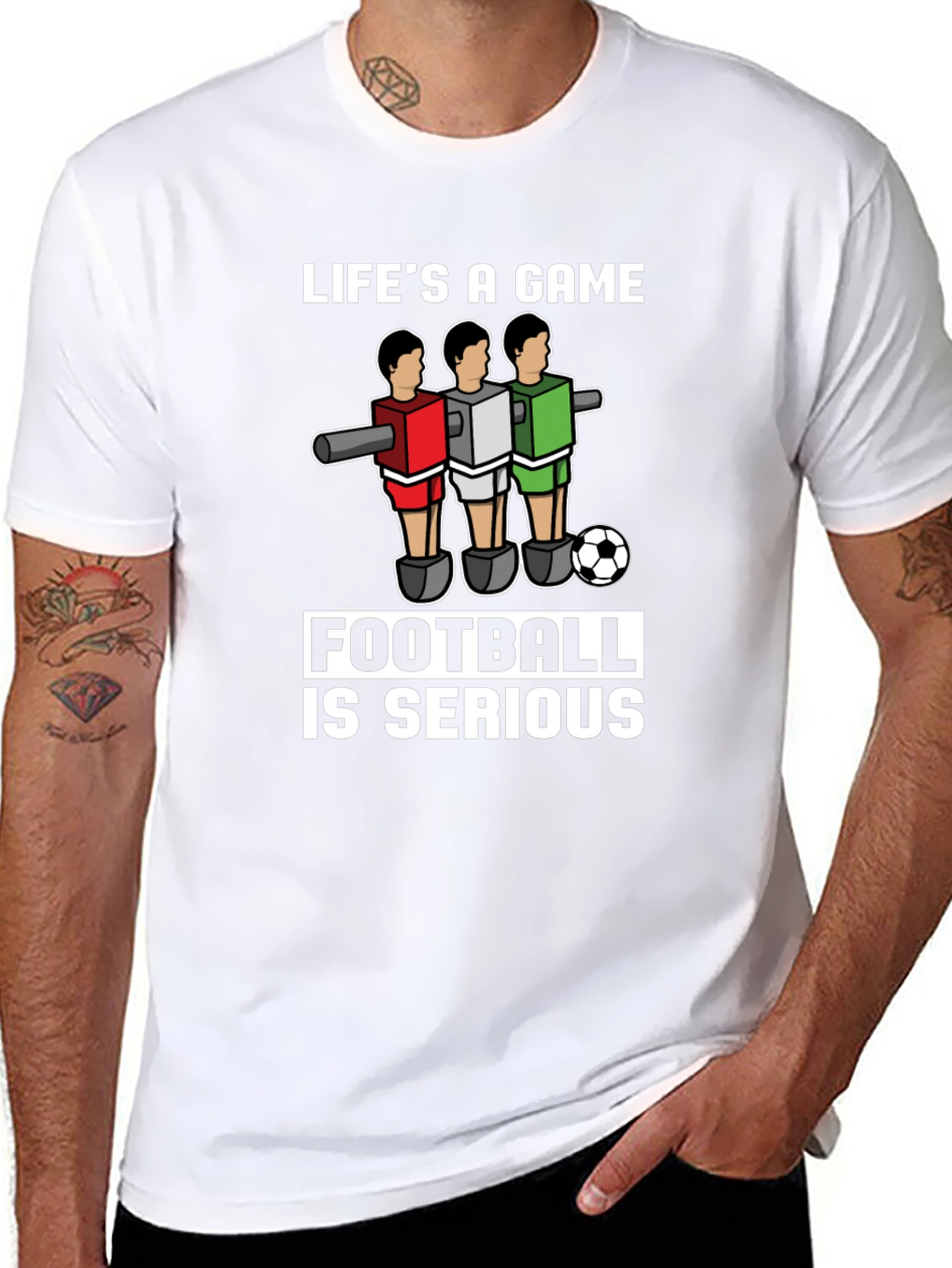 Lifes A Game Football is Serious T-Shirt