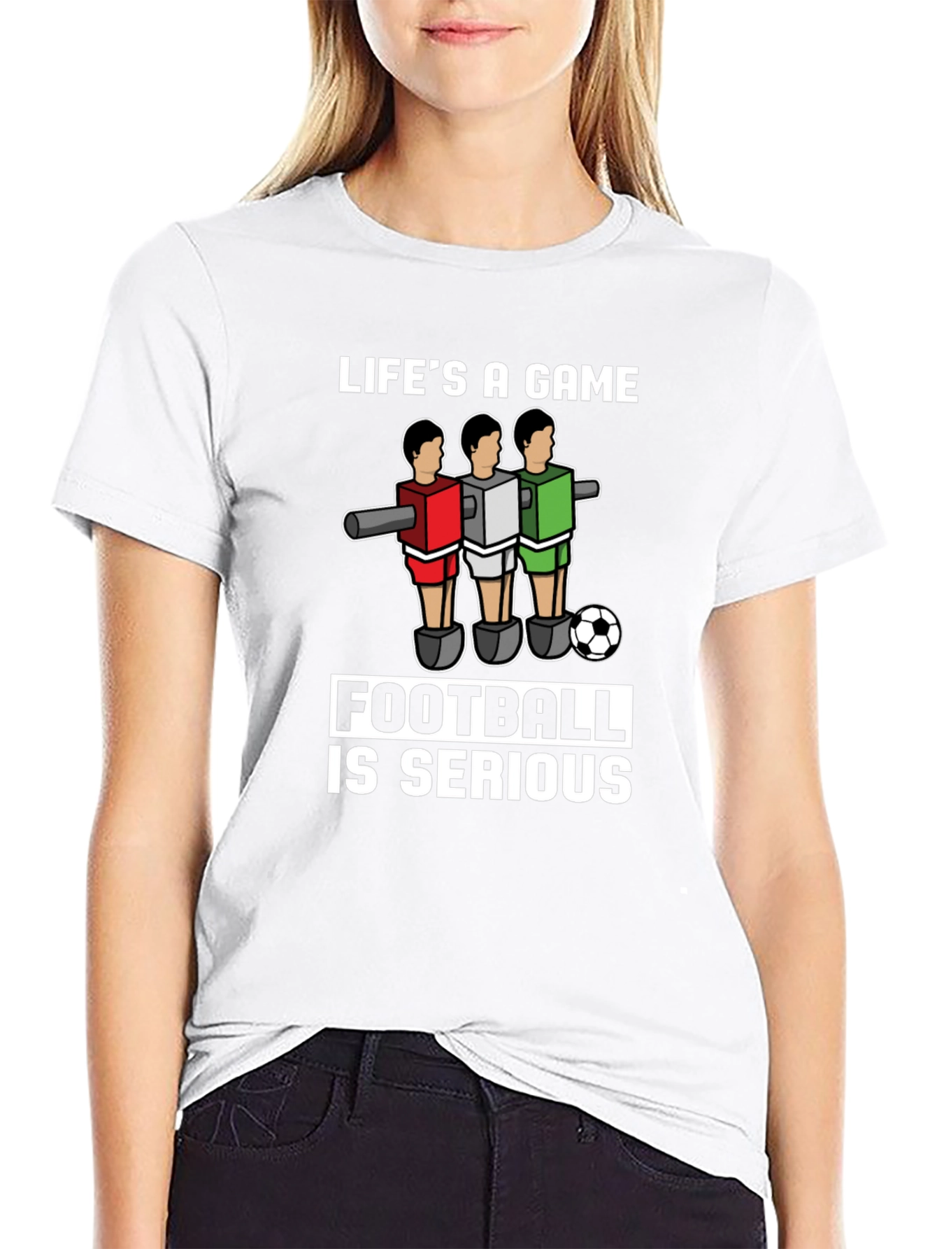 Lifes A Game Football is Serious T-Shirt