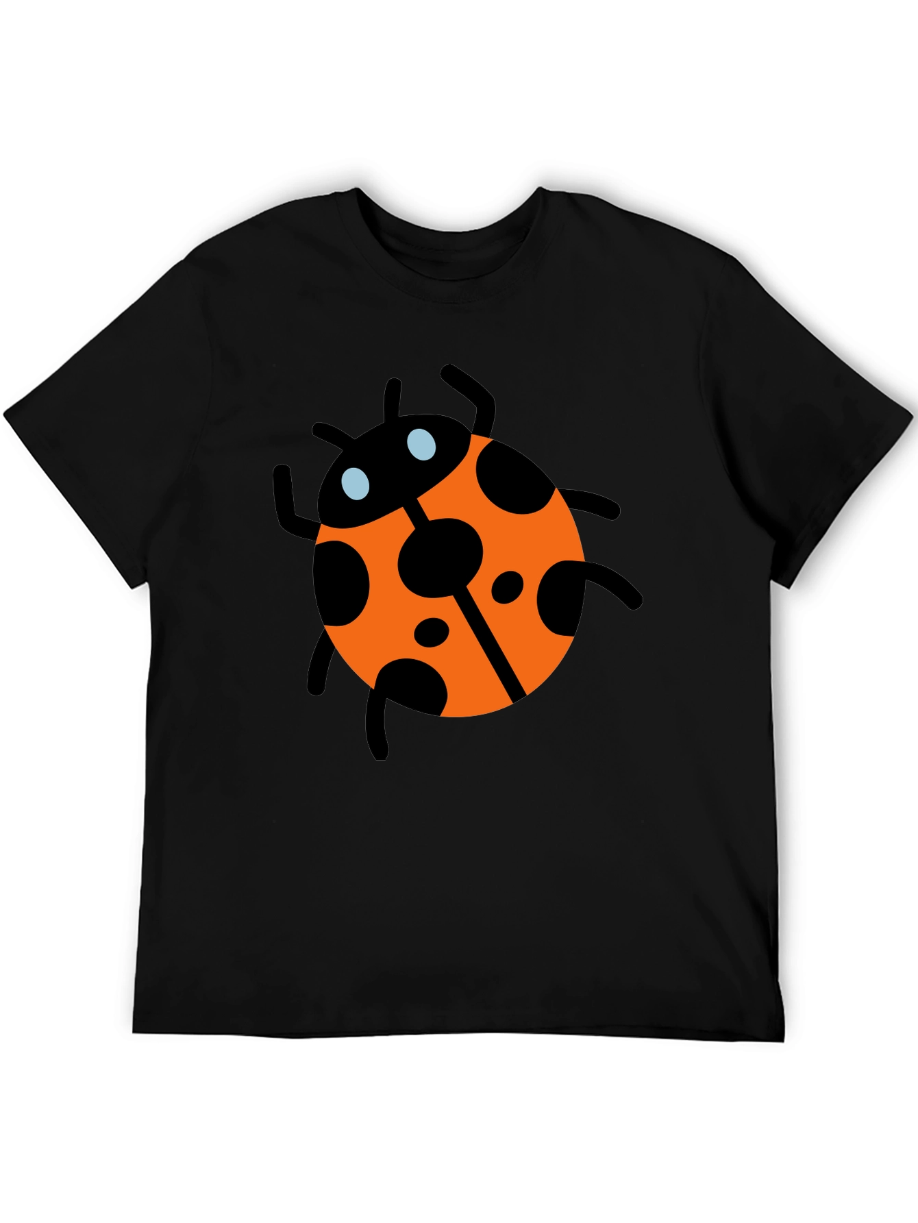 Ladybug Graphic Tee - Mens Black T-Shirt