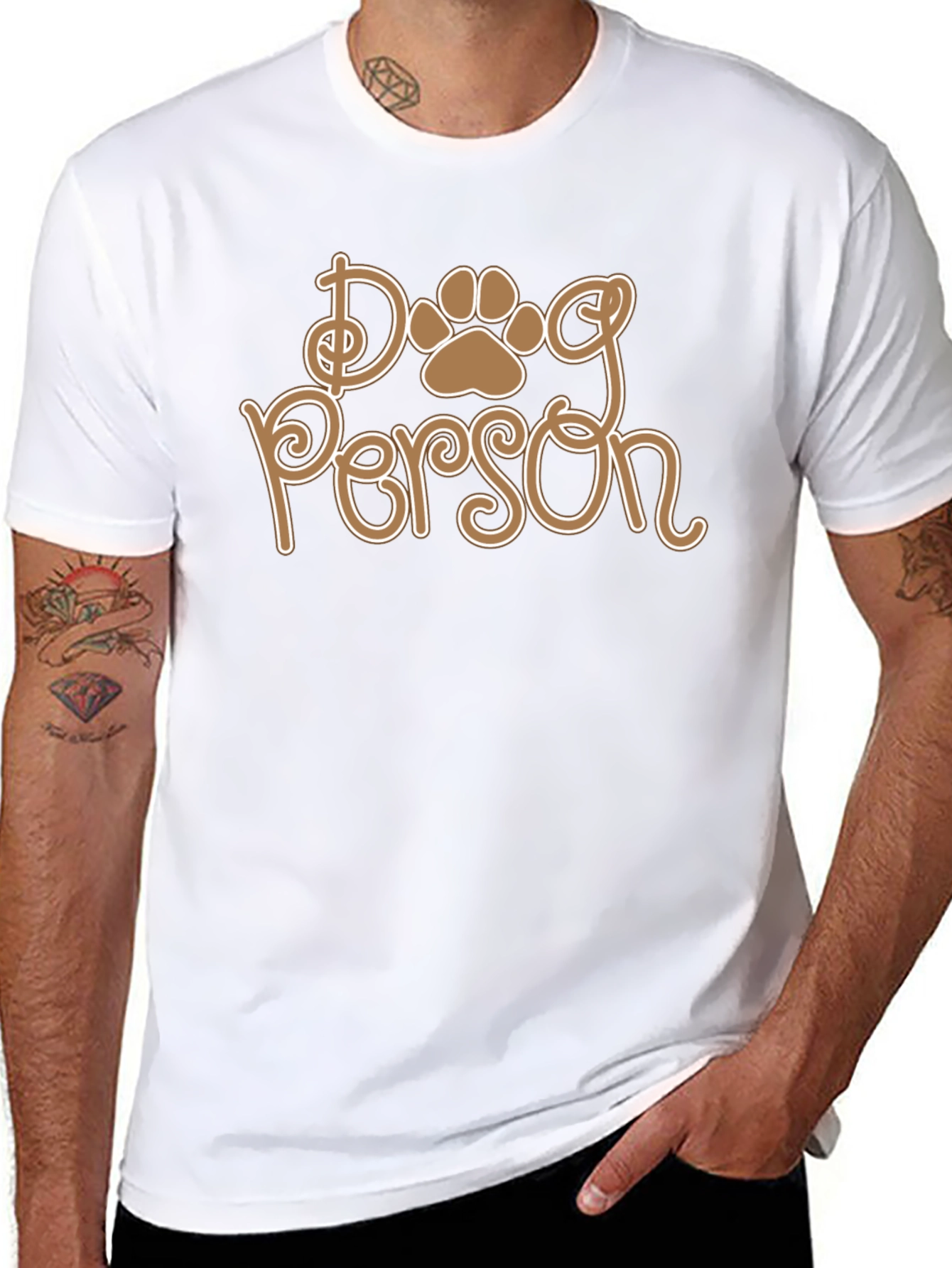 Dog Person Graphic Tee - Soft Cotton Blend Shirt