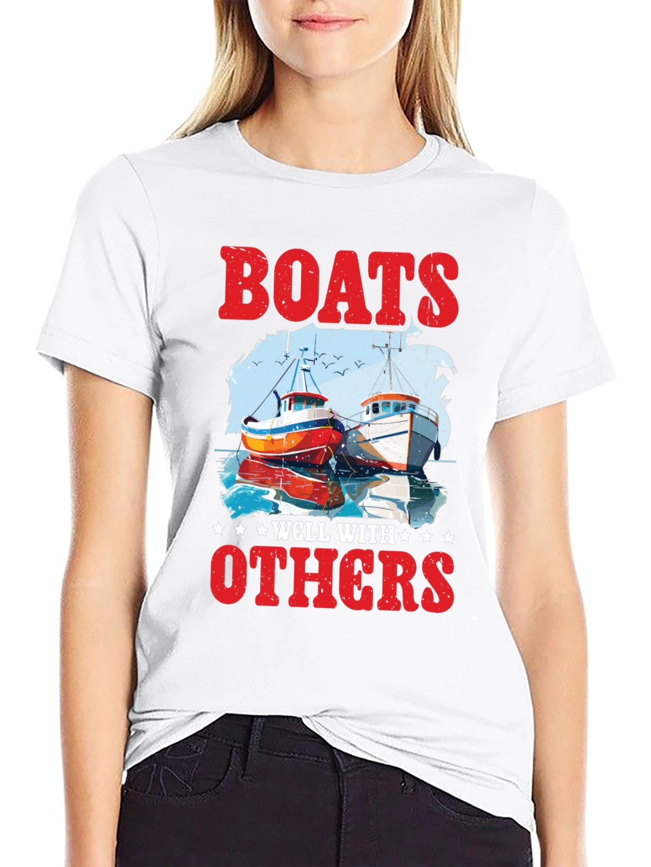 Boats Well With Others Graphic Tee