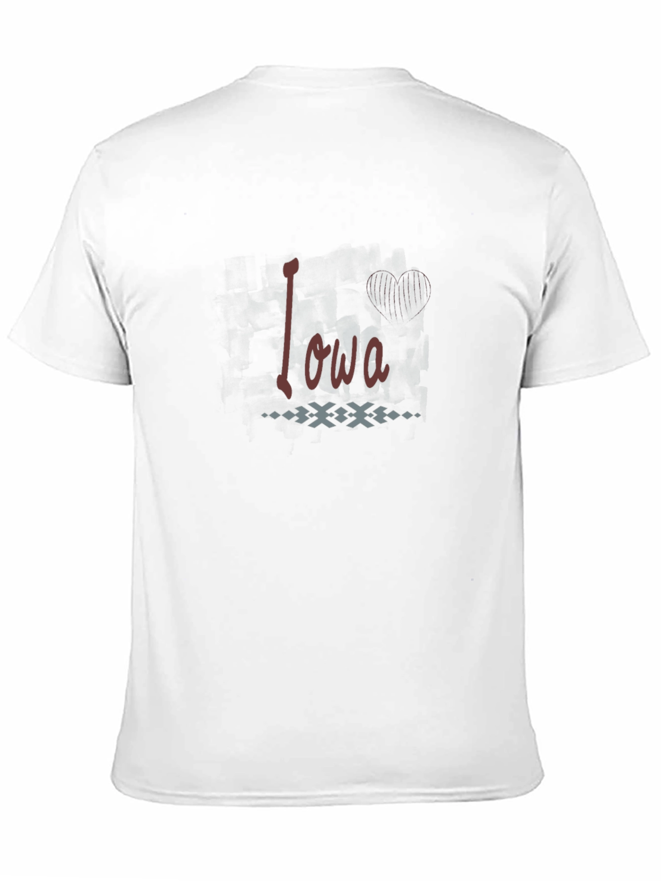 Iowa Graphic Print Black Tee