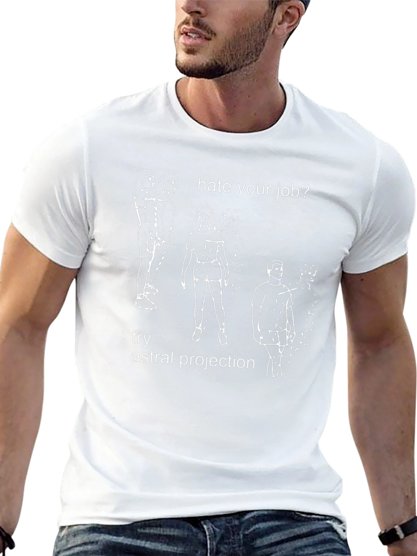 Astral Projection Graphic Tee - Black