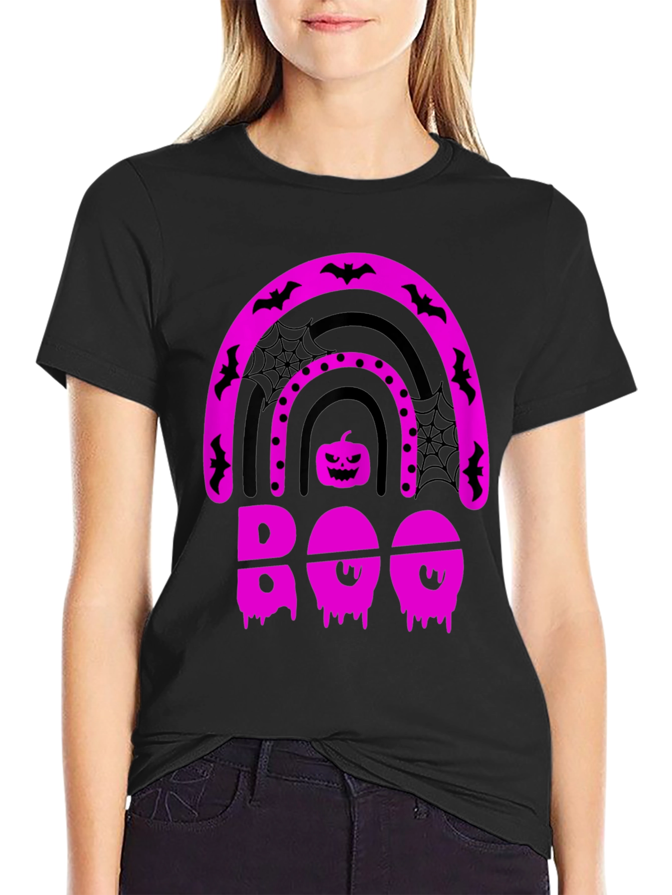 Halloween Boo Rainbow T-Shirt