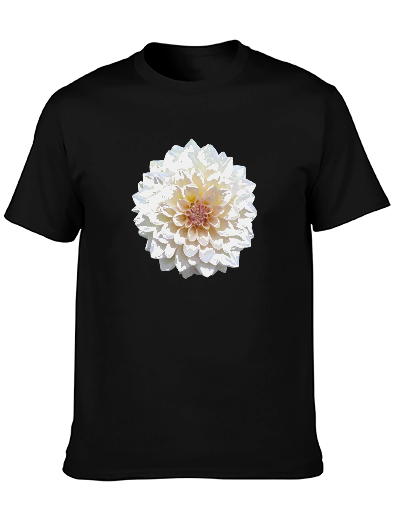 Floral Print Tee - Elegant Blossom Design