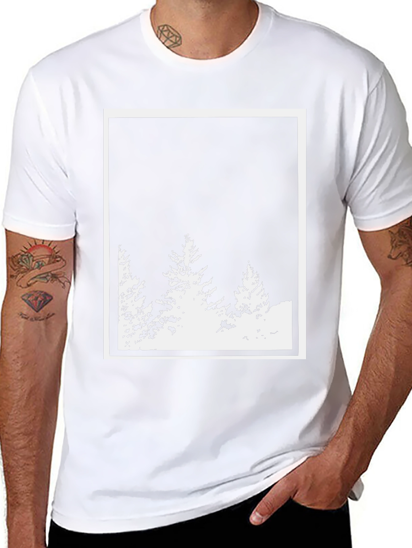 Black Forest T-Shirt - Modern Graphic Tee