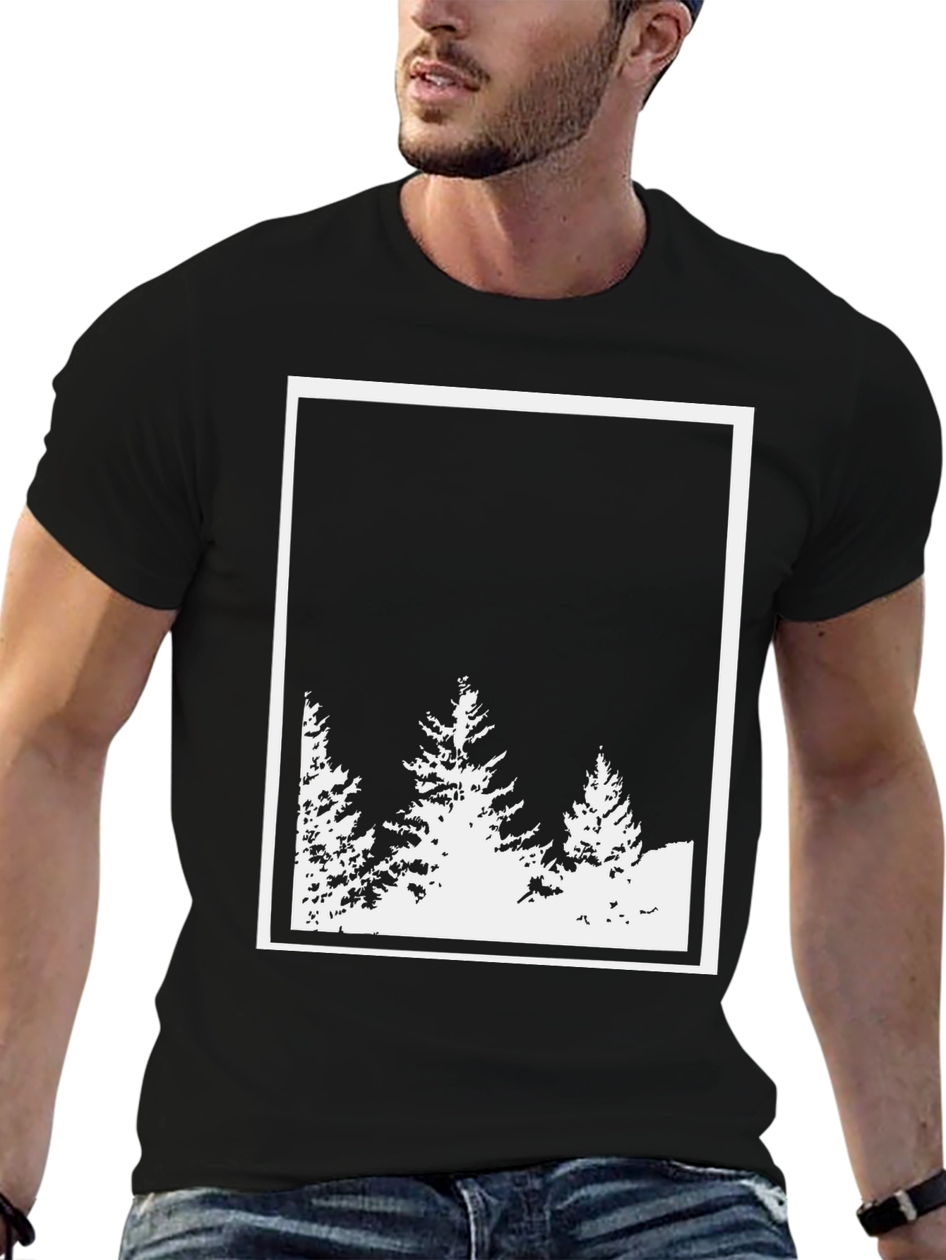 Black Forest T-Shirt - Modern Graphic Tee