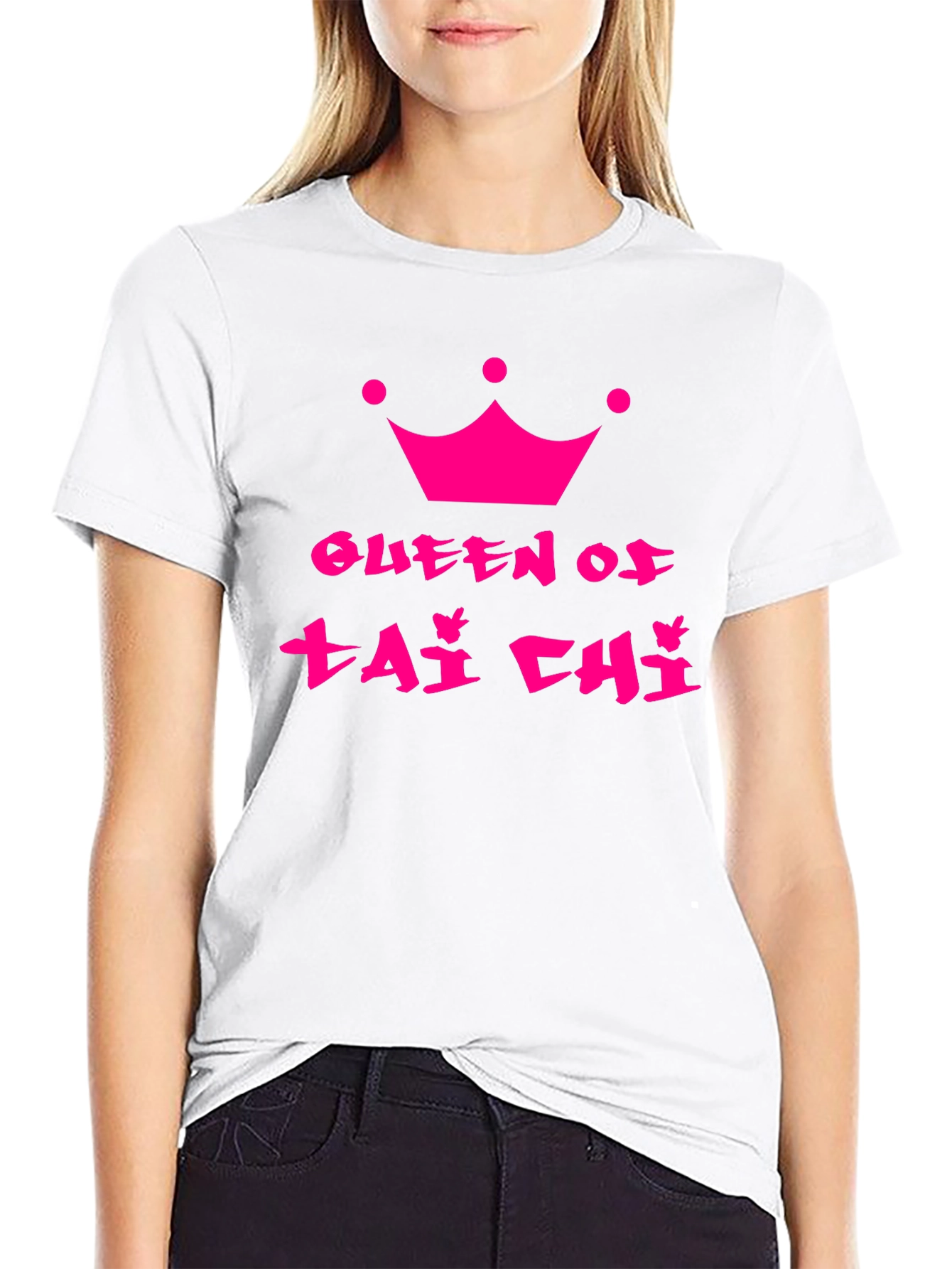 Queen of Tai Chi Black T-Shirt