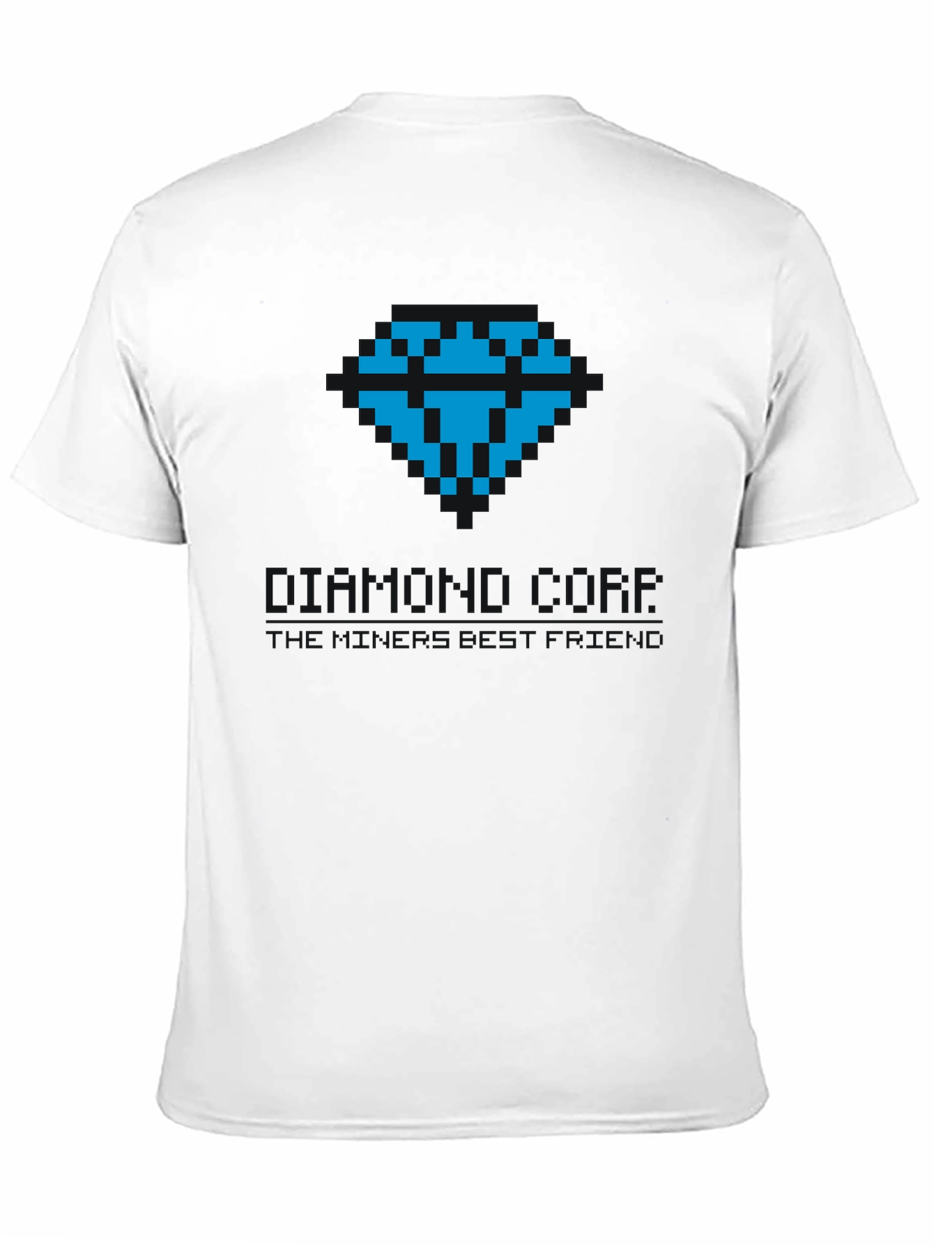 Pixel Art Diamond Tee - Classic Gamer Style