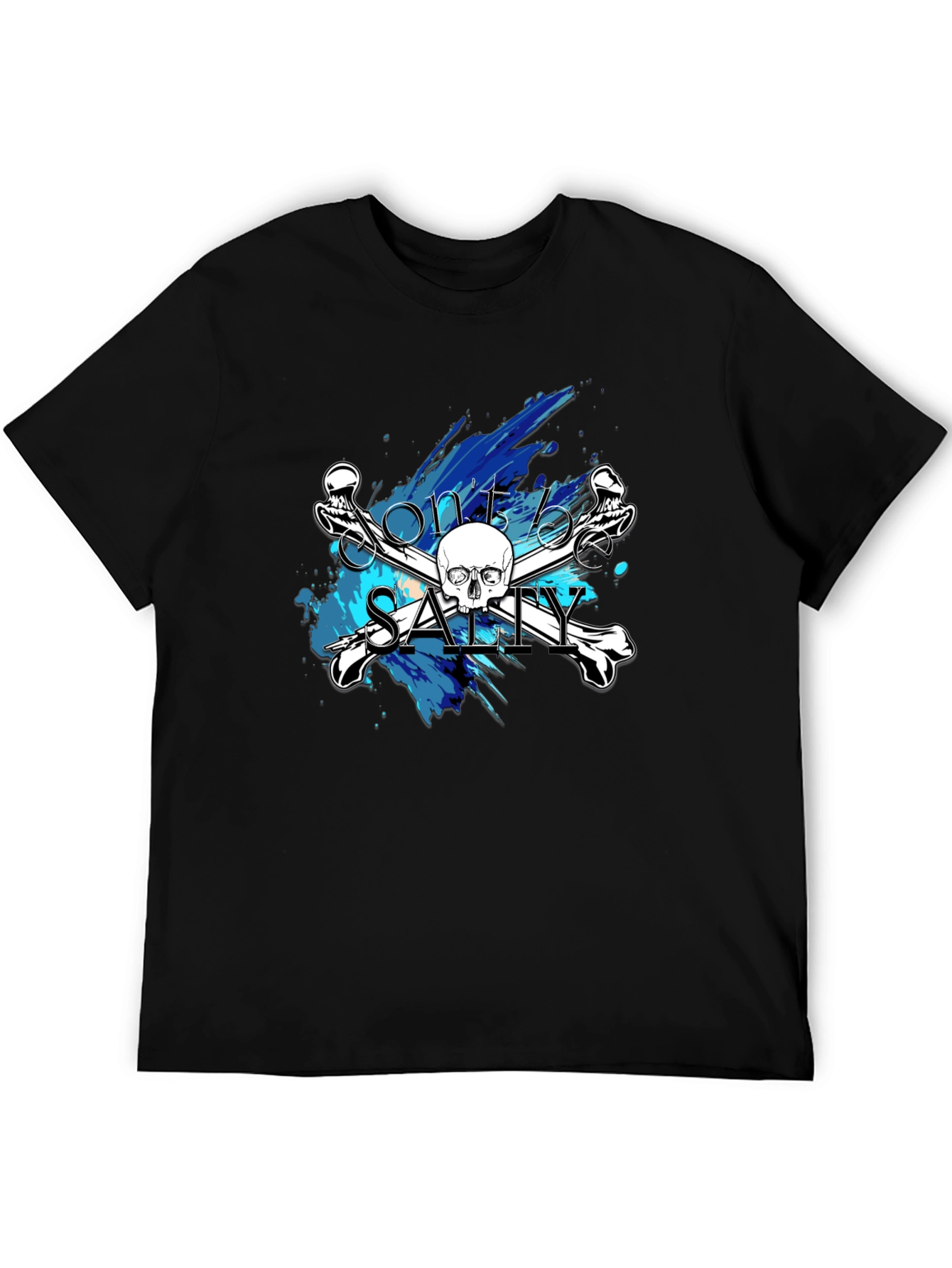 Salty Skull & Crossbones Graphic Tee