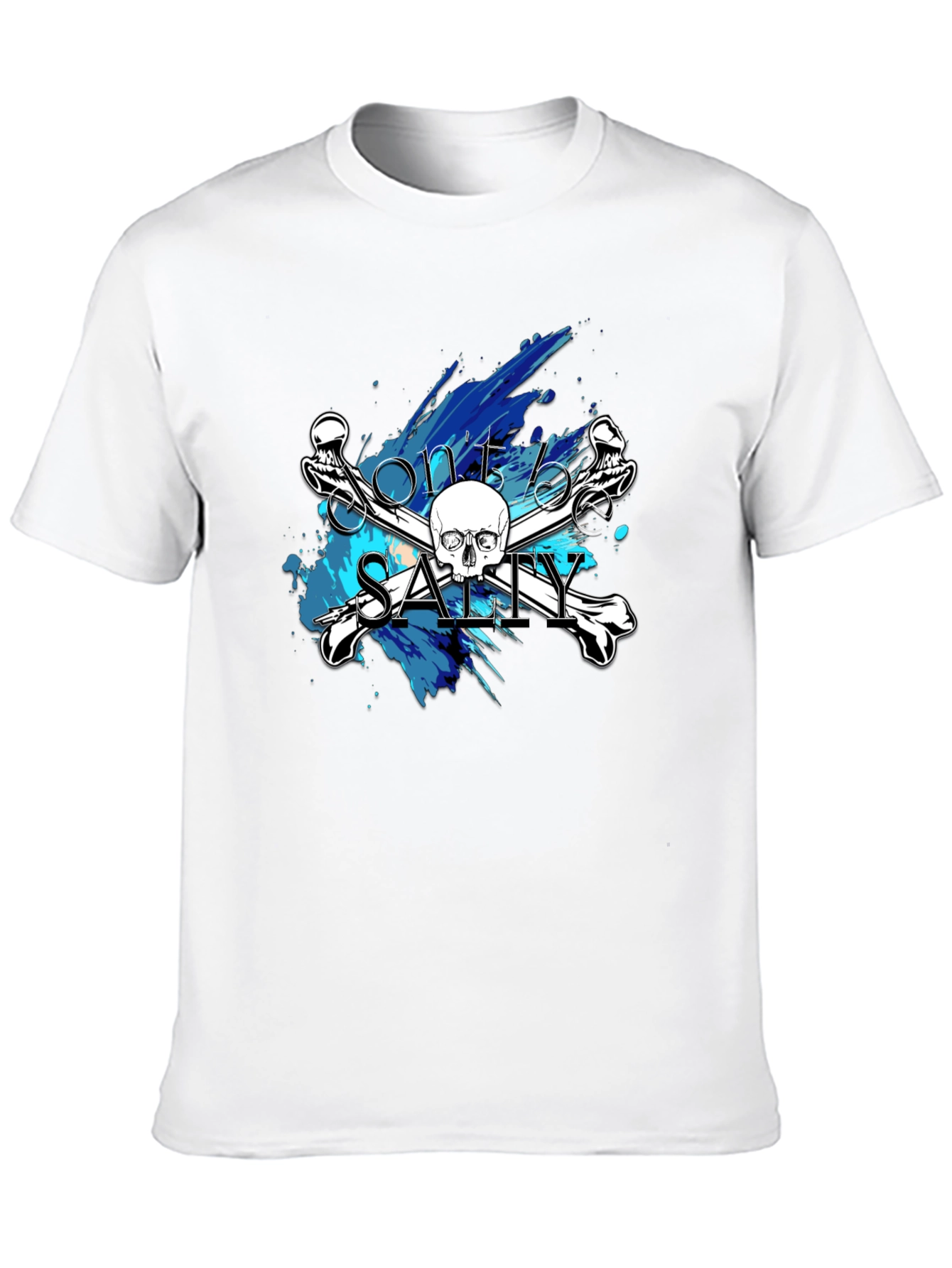 Salty Skull & Crossbones Graphic Tee