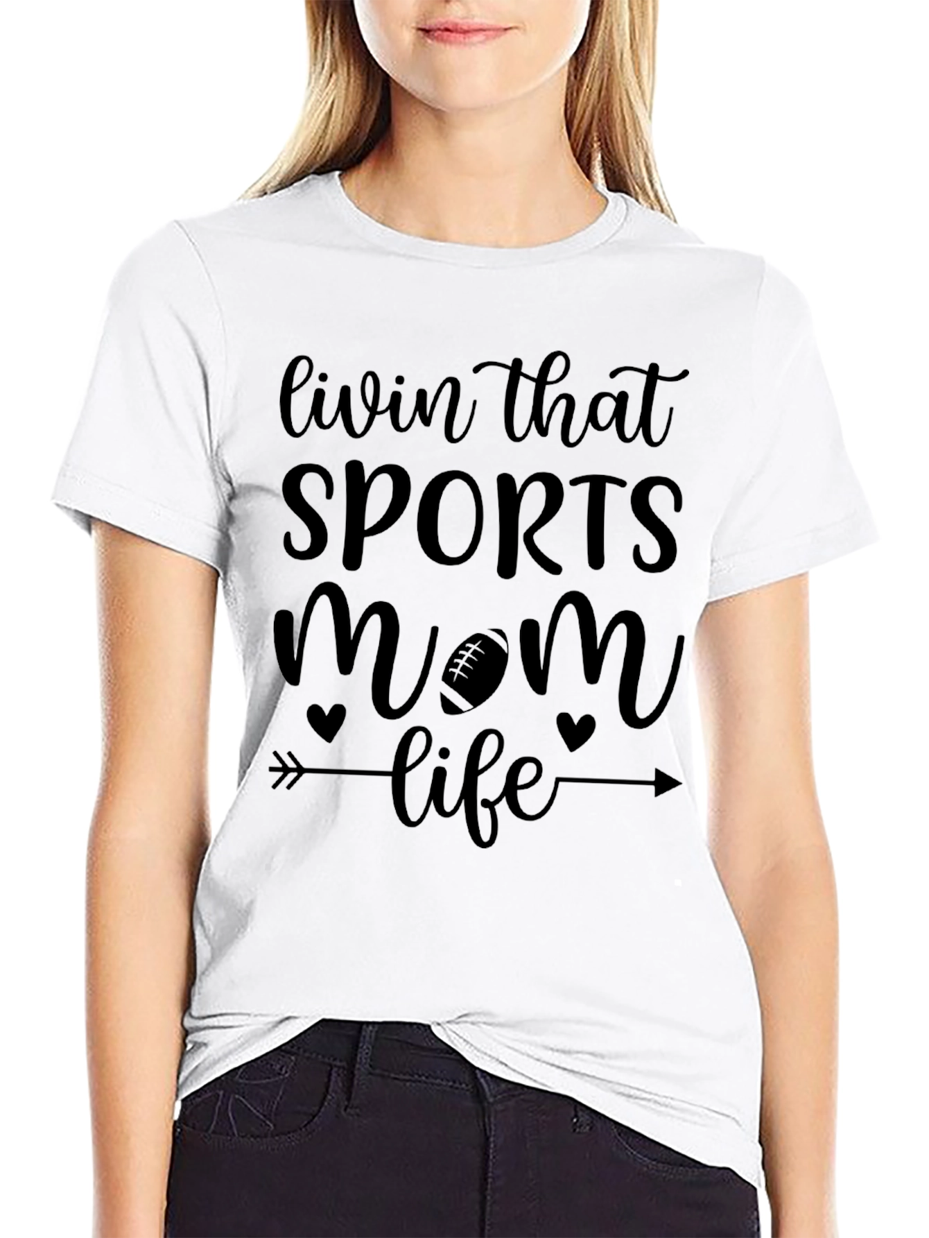 Sports Mom Life Graphic Tee