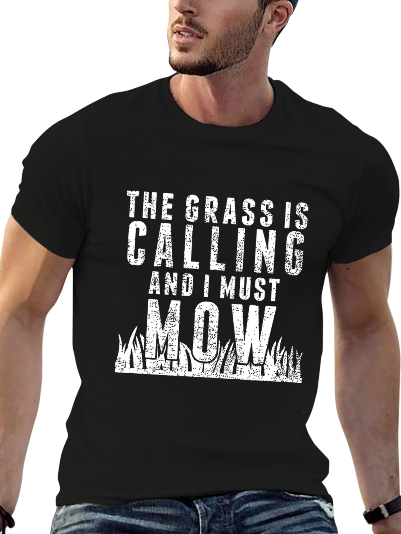 Funny Gardening T-Shirt: The Grass Is Calling