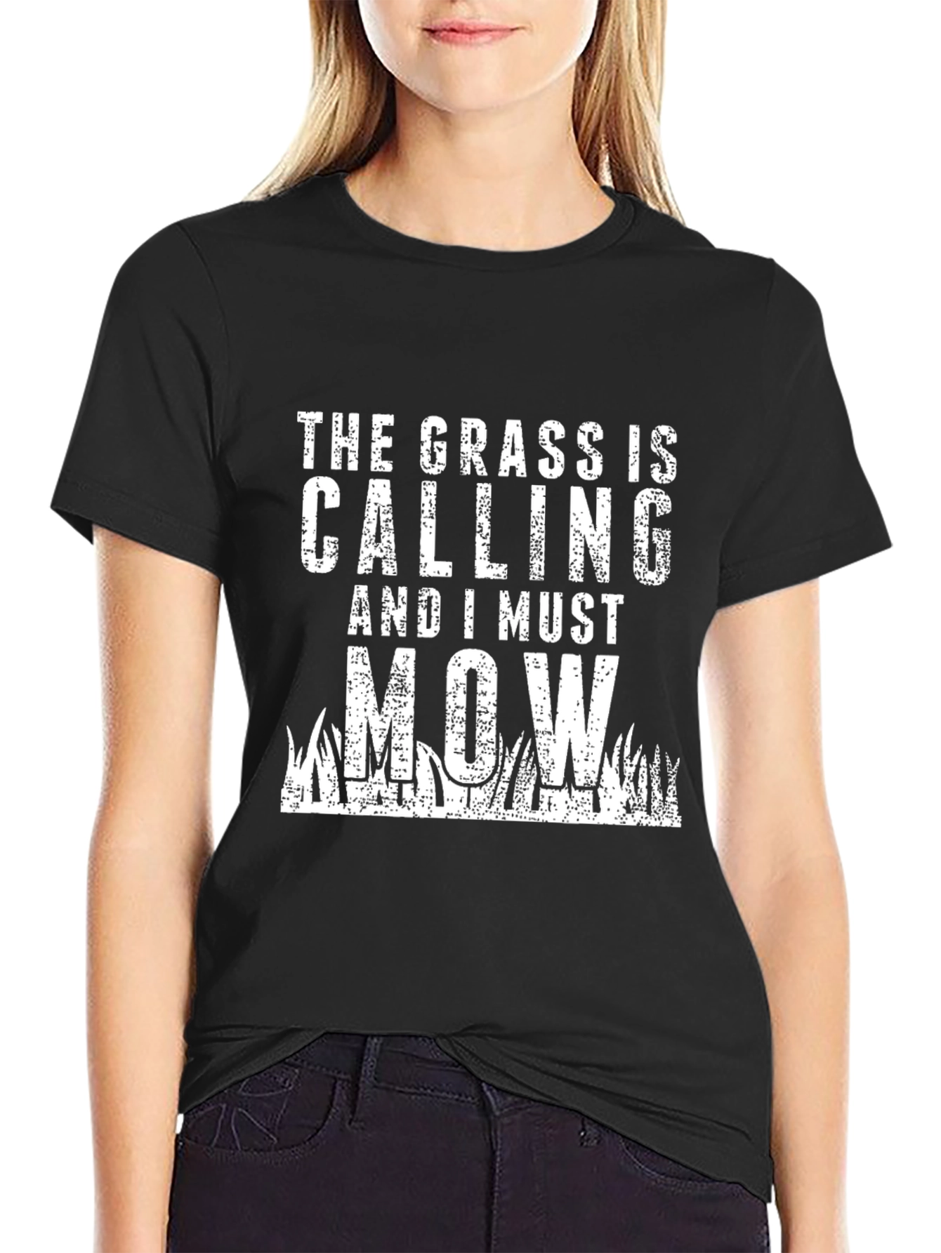 Funny Gardening T-Shirt: The Grass Is Calling