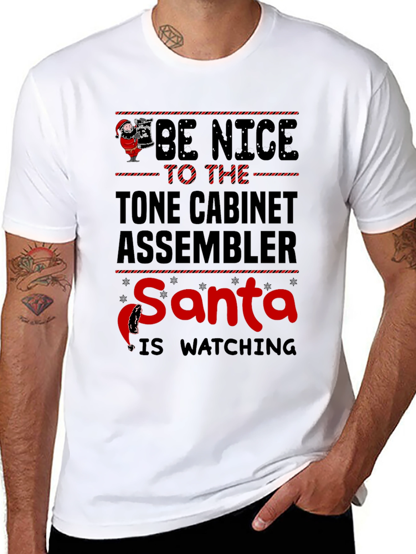 Tone Cabinet Assembler Christmas T-Shirt
