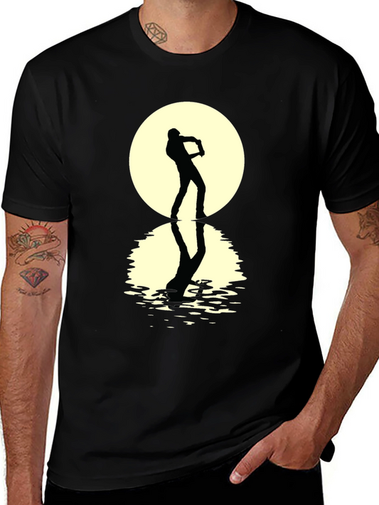 Silhouette Moon Guitar T-Shirt