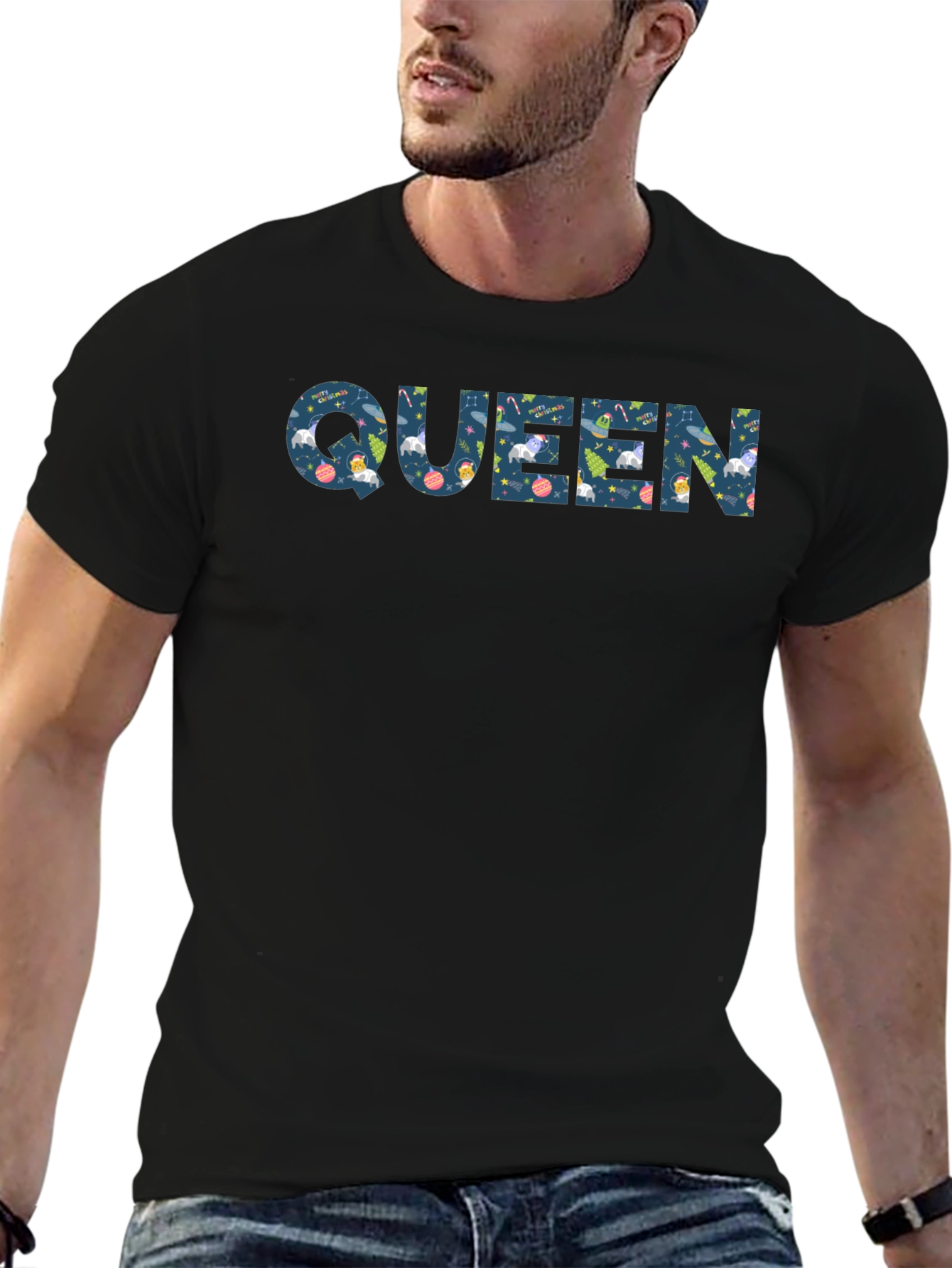 Queen Christmas T-Shirt - Holiday Festive Top